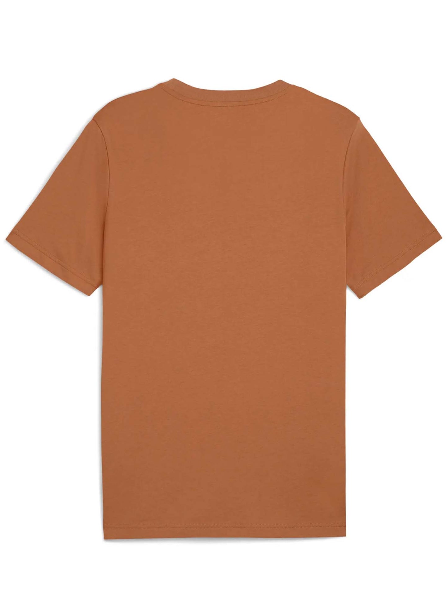 T-SHIRT ESSENTIALS CON LOGO BICOLORE PUMA DA UOMO CARAMELLO