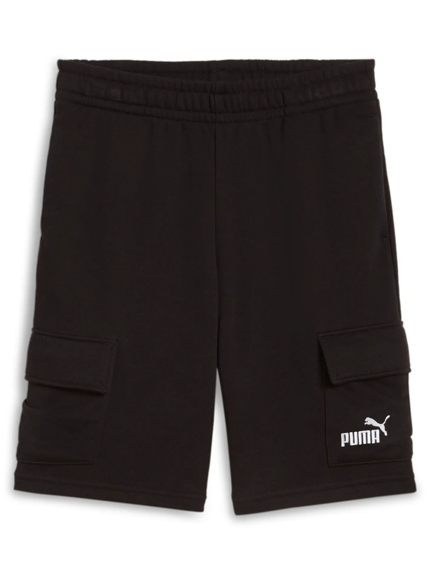 Puma Essentials No. 1 Logo: bermuda cargo neri per bambino
