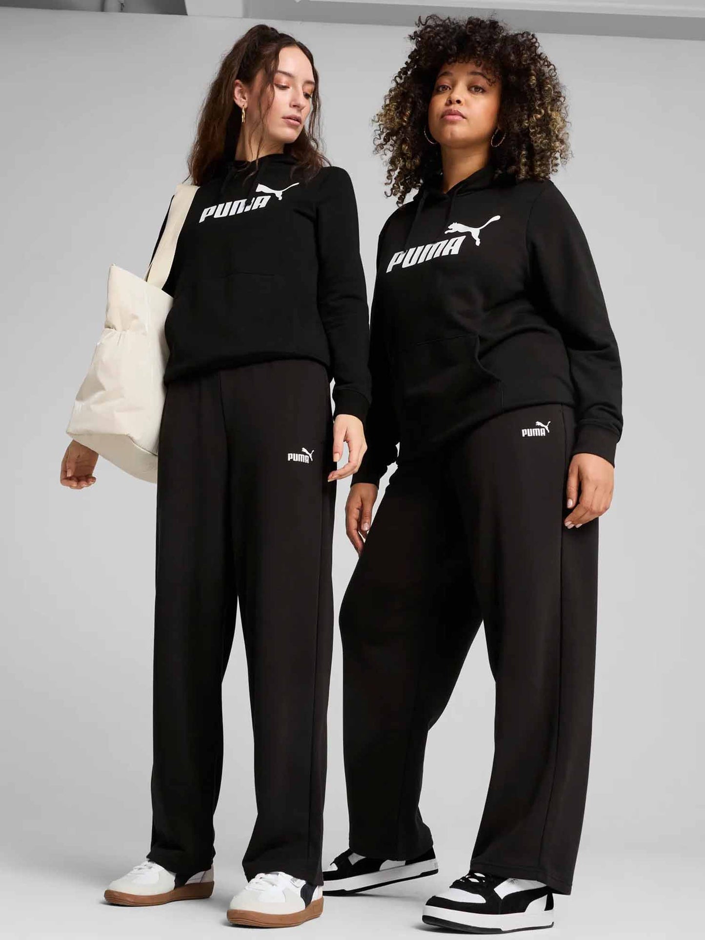 PANTALONE LARGO PUMA DA DONNA NERO