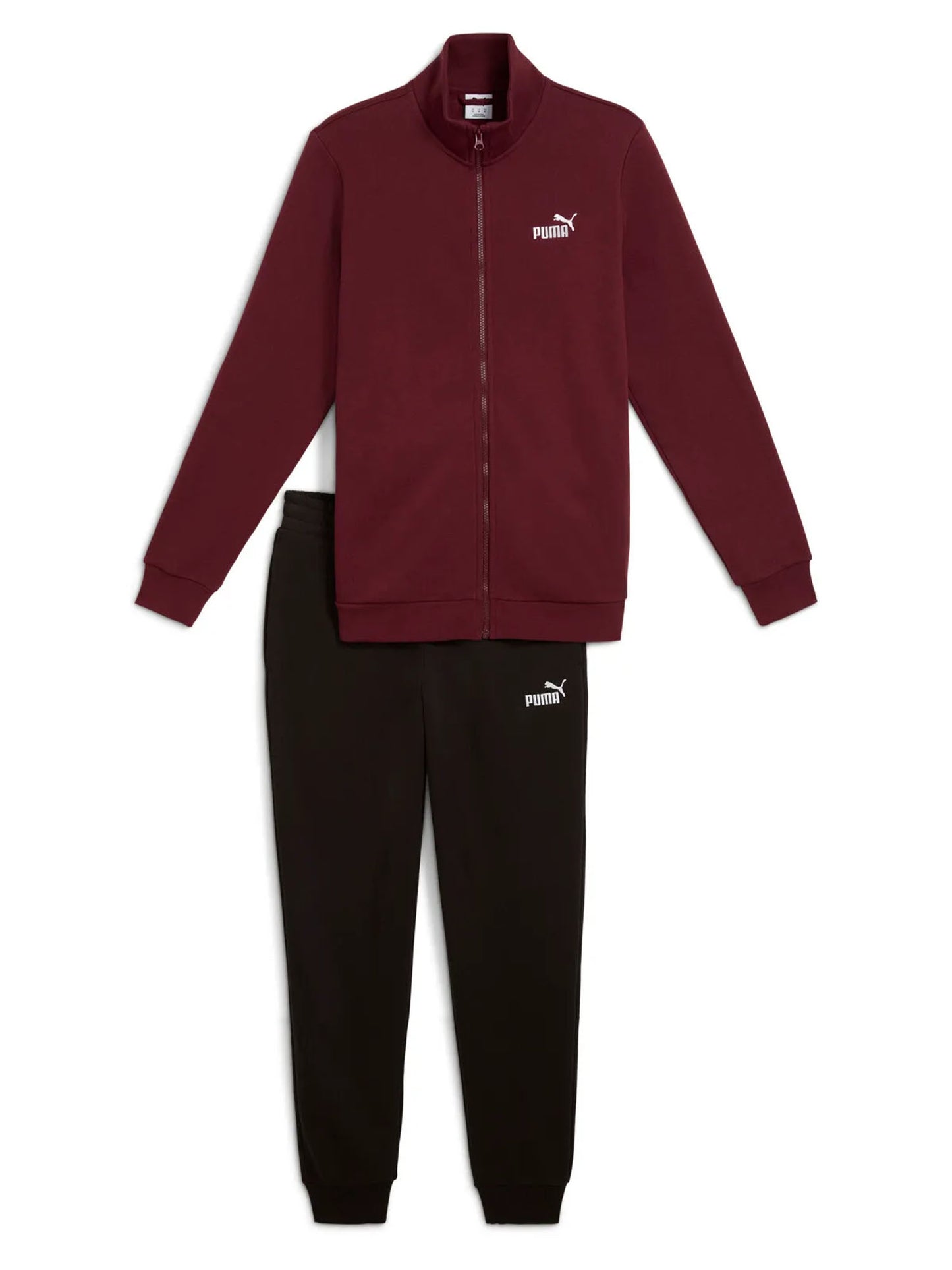 TUTA FULL ZIP PUMA DA UOMO BORDEAUX