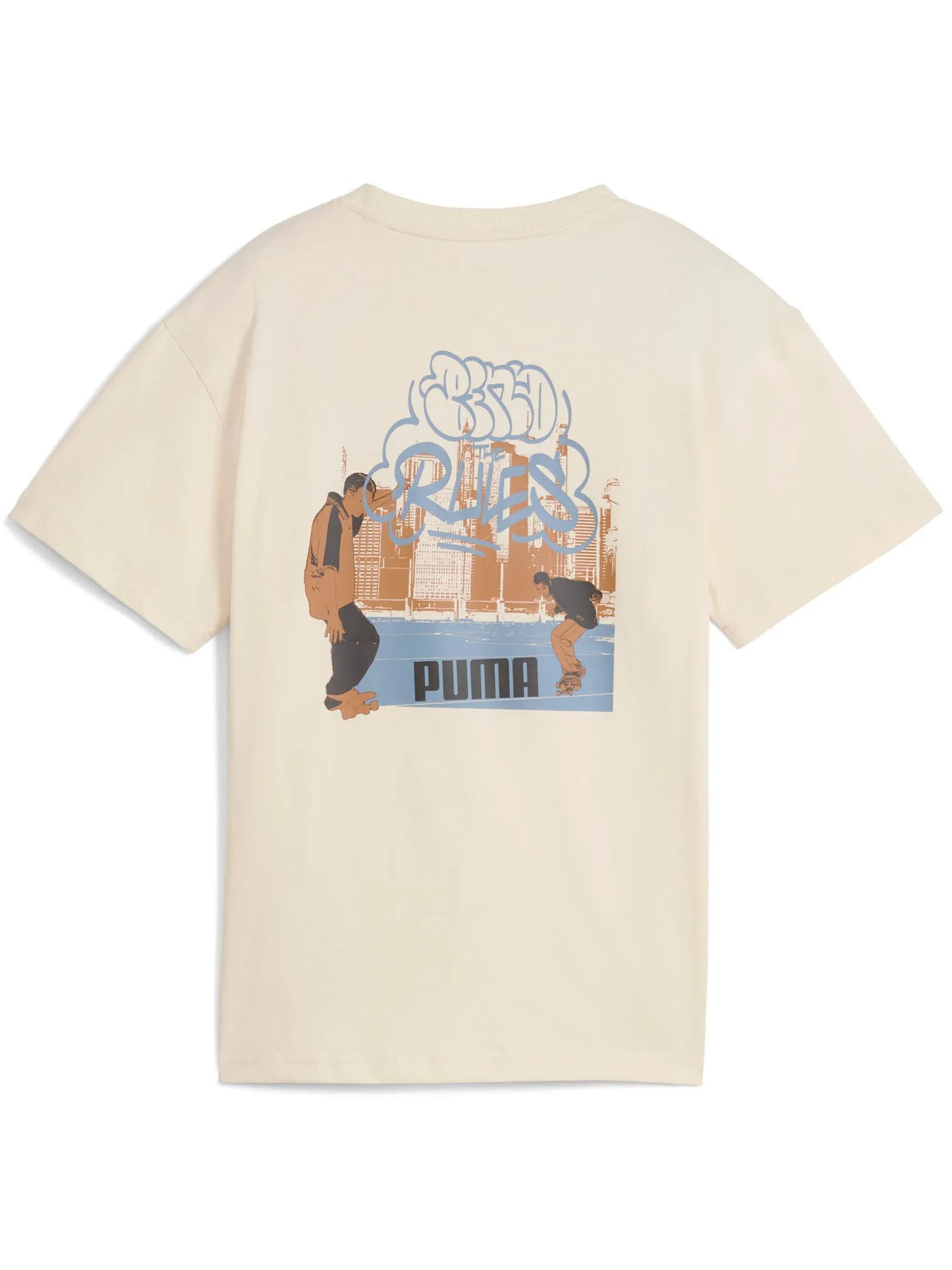 T-SHIRT MID90s PUMA DA BAMBINO PANNA