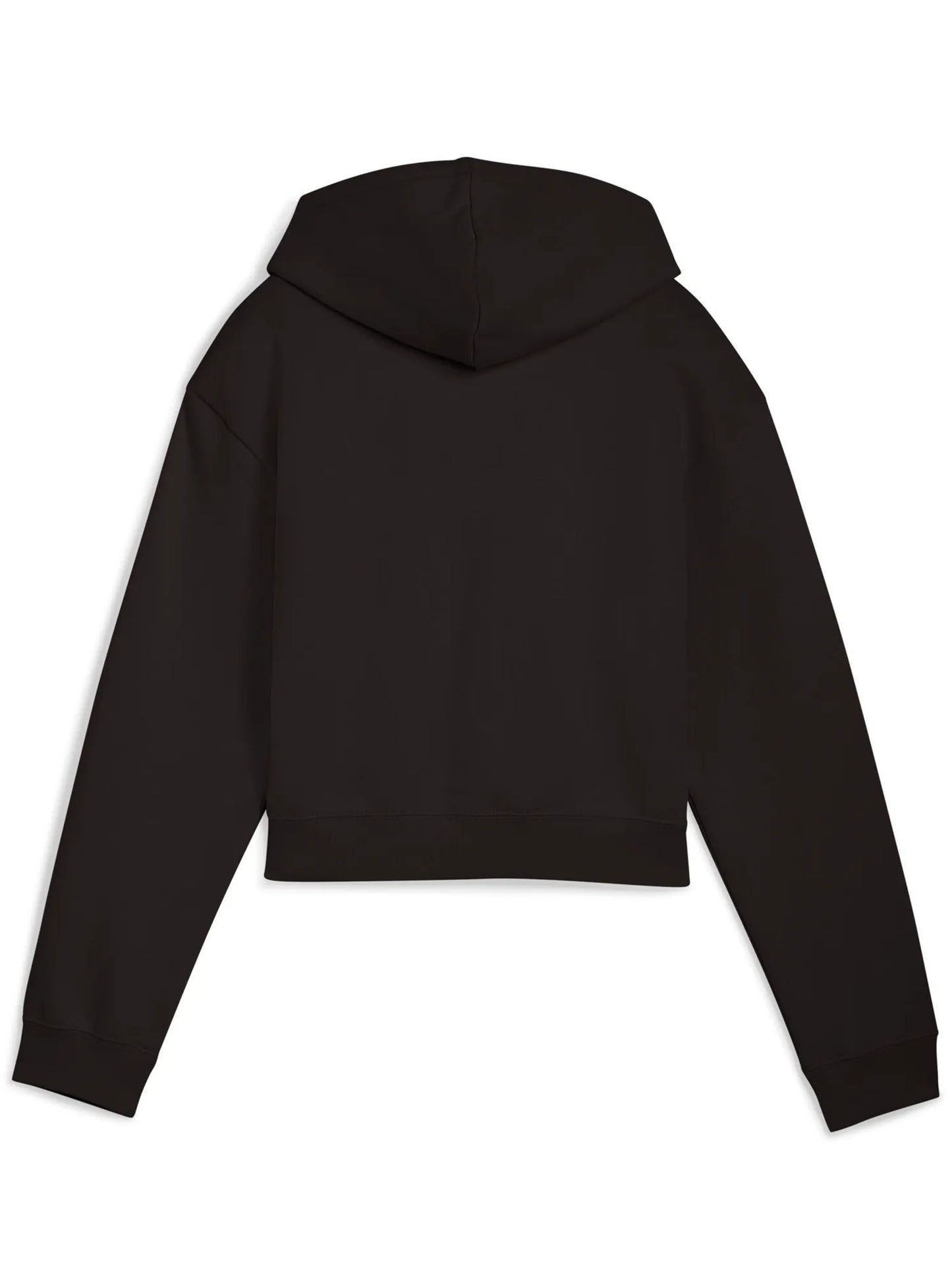 FELPA CON CAPPUCCIO PUMA DA BAMBINA NERO