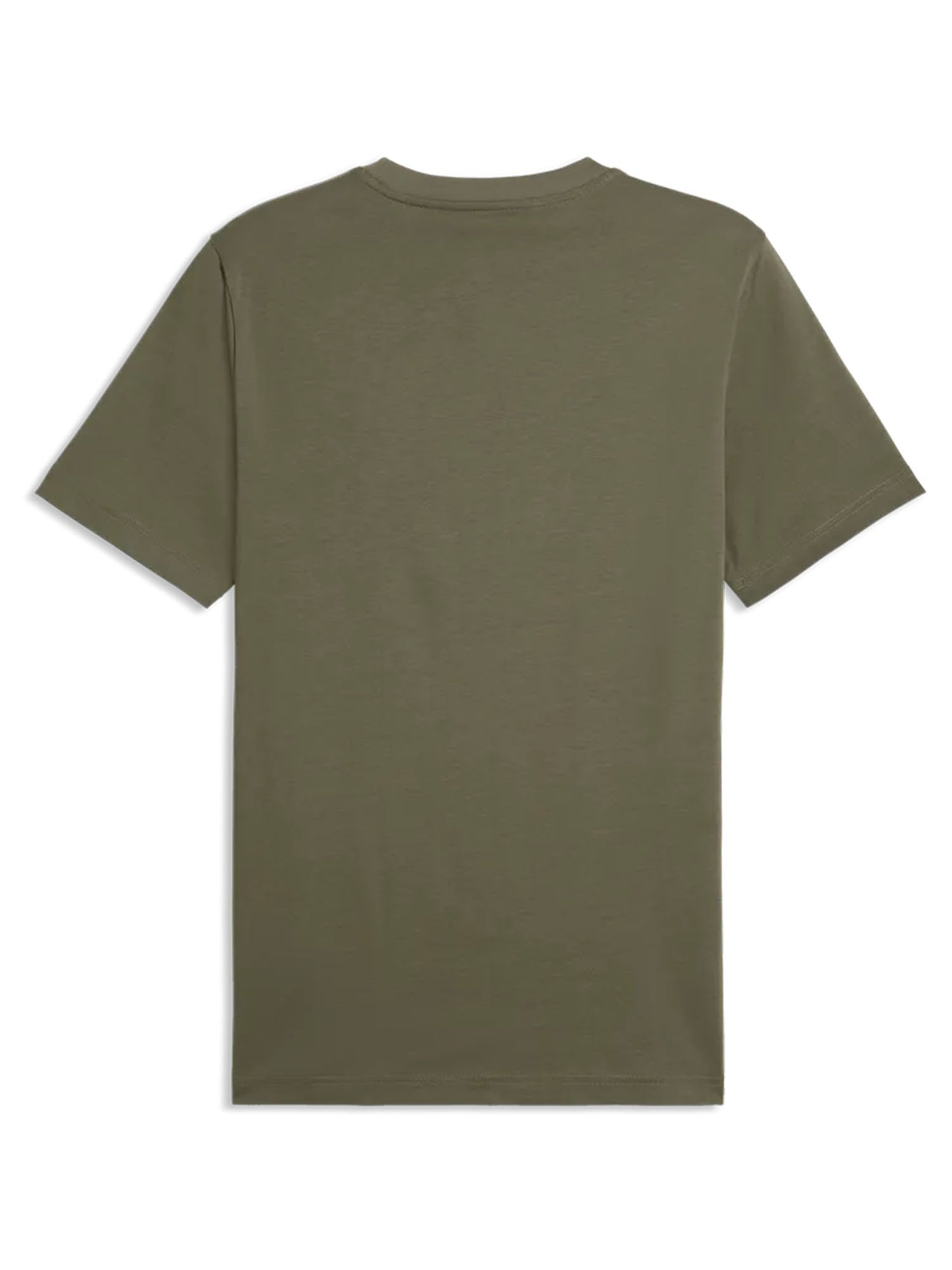 T-shirt Graphic No.1 Logo uomo di Puma in verde casual