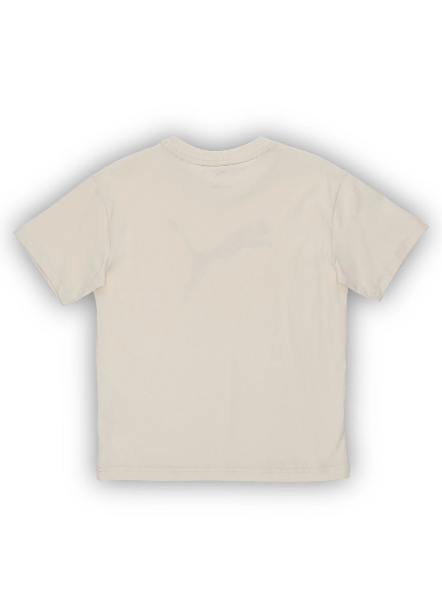 T-shirt bimbo/a Puma in colore panna versatile e comoda