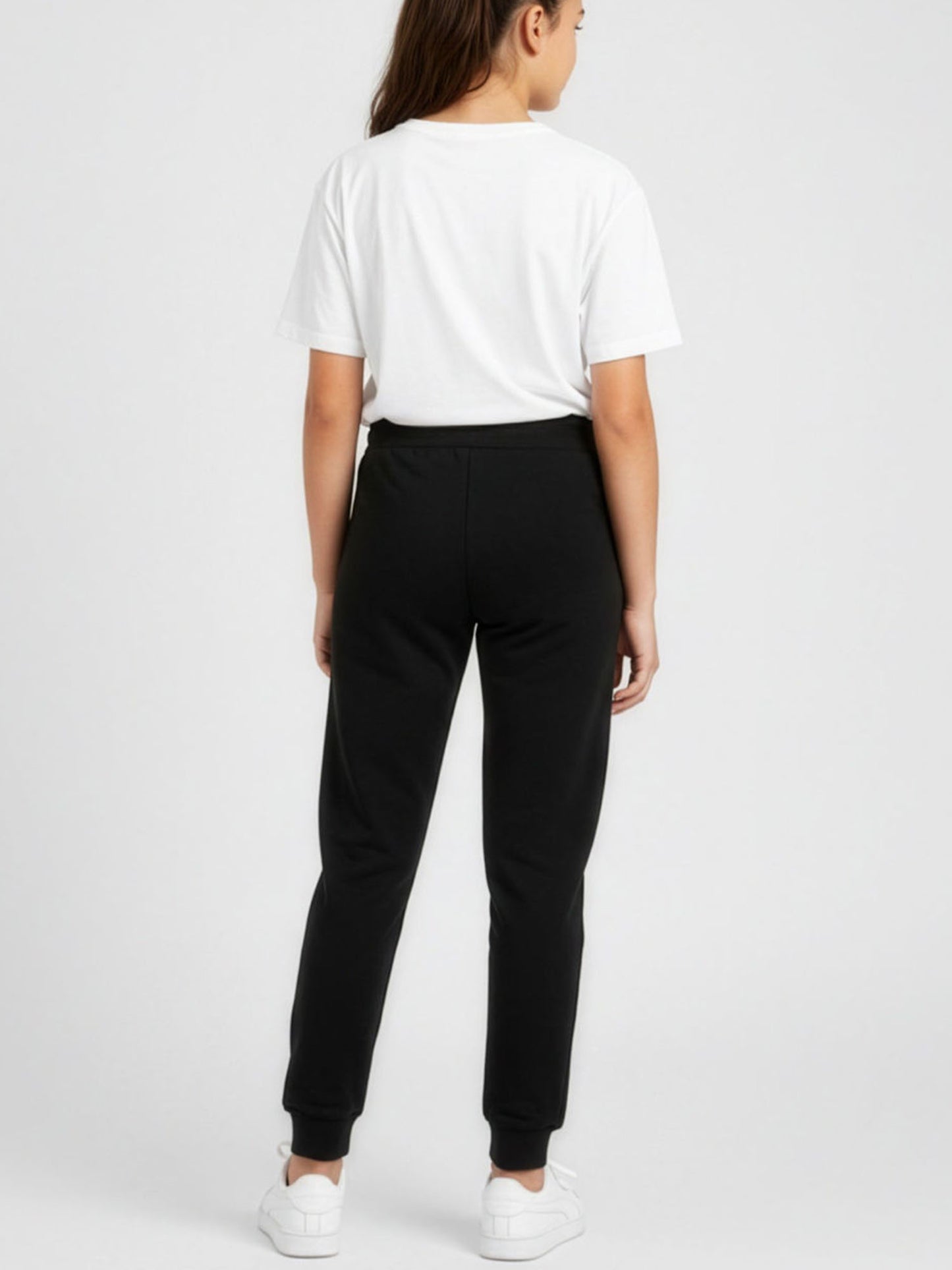 Pantaloni sportivi bimbo/a Puma neri in materiale sintetico