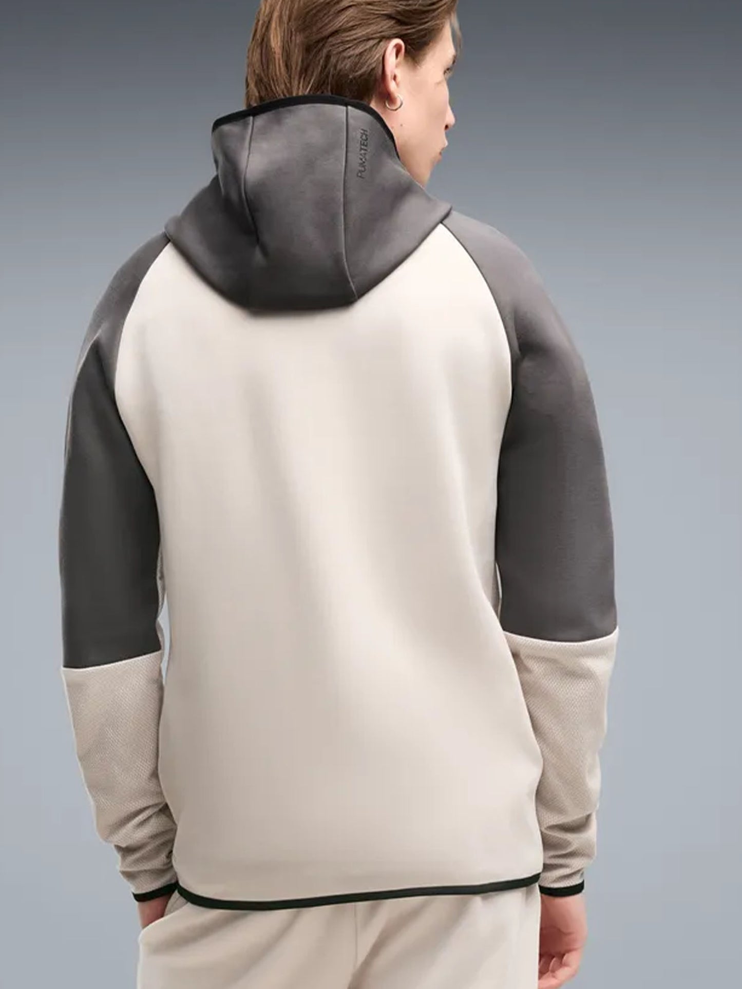 Puma Tech Elevated, felpa da uomo grigia