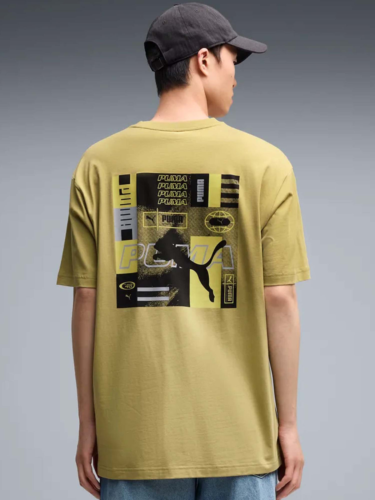 Puma 694368 89, t-shirt da uomo verde