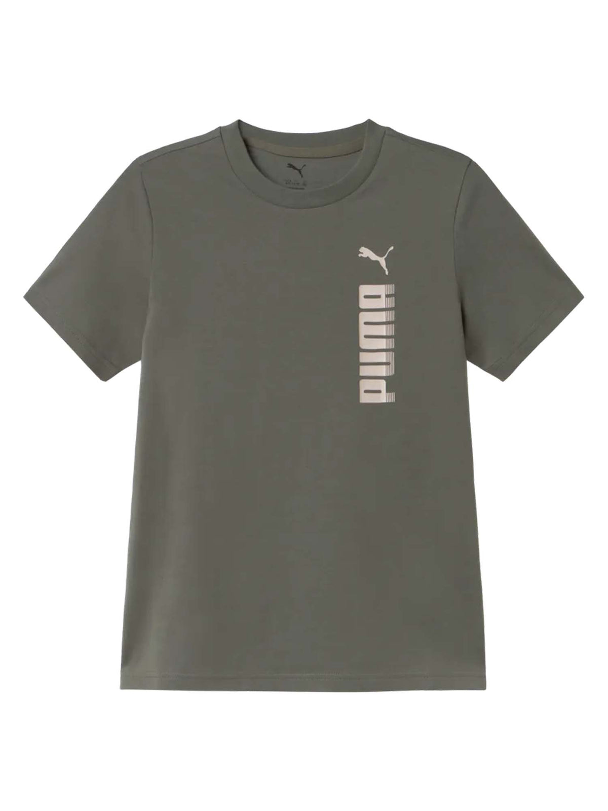 Puma B.T-Shirt Regul, t-shirt a maniche lunghe Unisex bambino verde