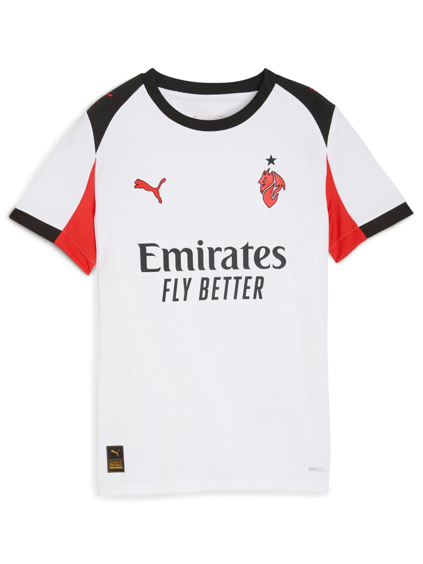 T-SHIRT MILAN AWAY PUMA JUNIOR UNISEX BIANCO