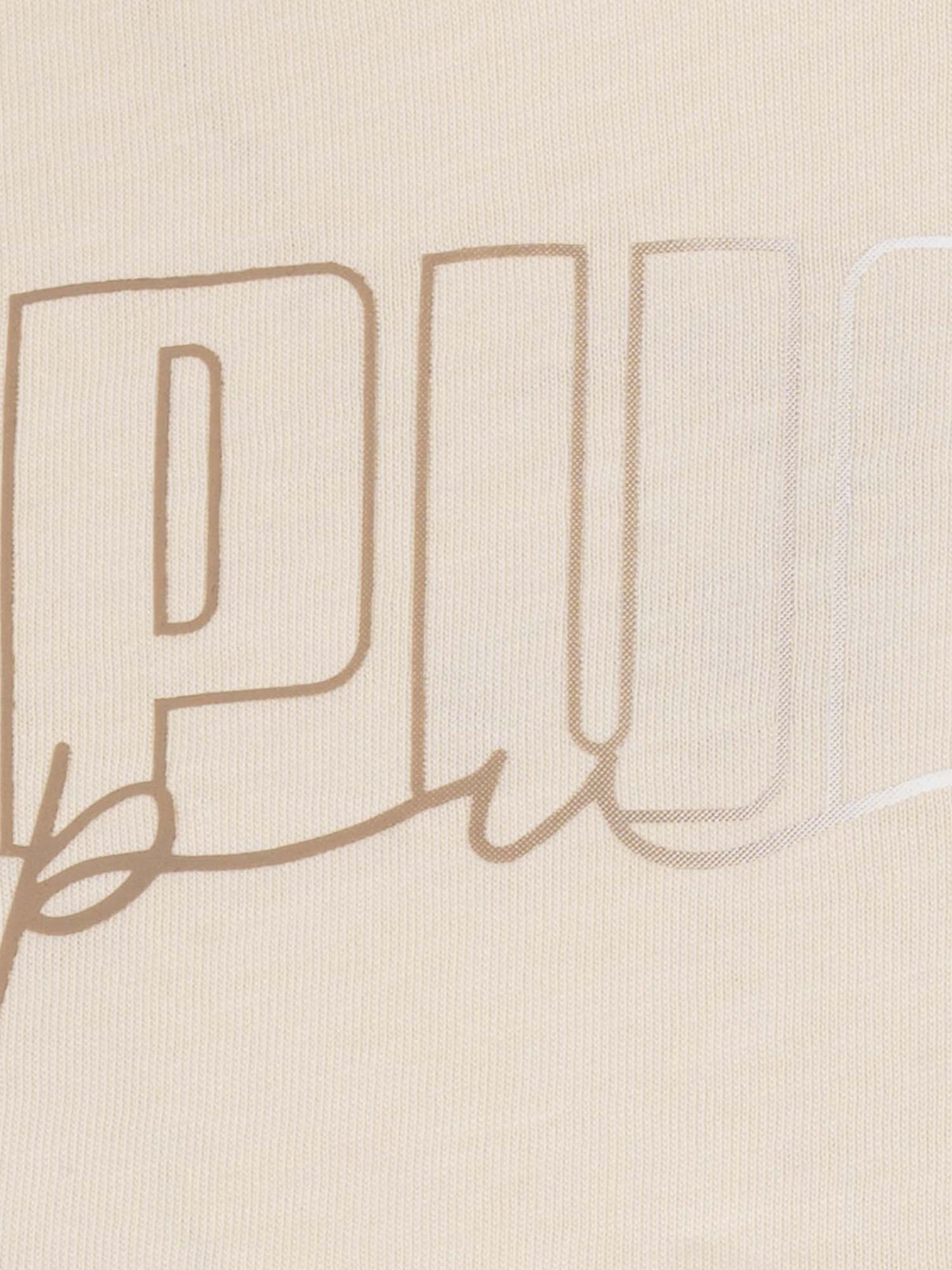 T-SHIRT BTS PUMA DA BAMBINA PANNA