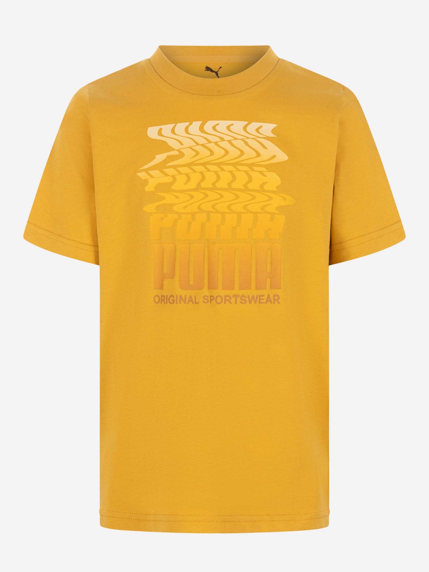 T-SHIRT BTS PUMA DA BAMBINO OCRA