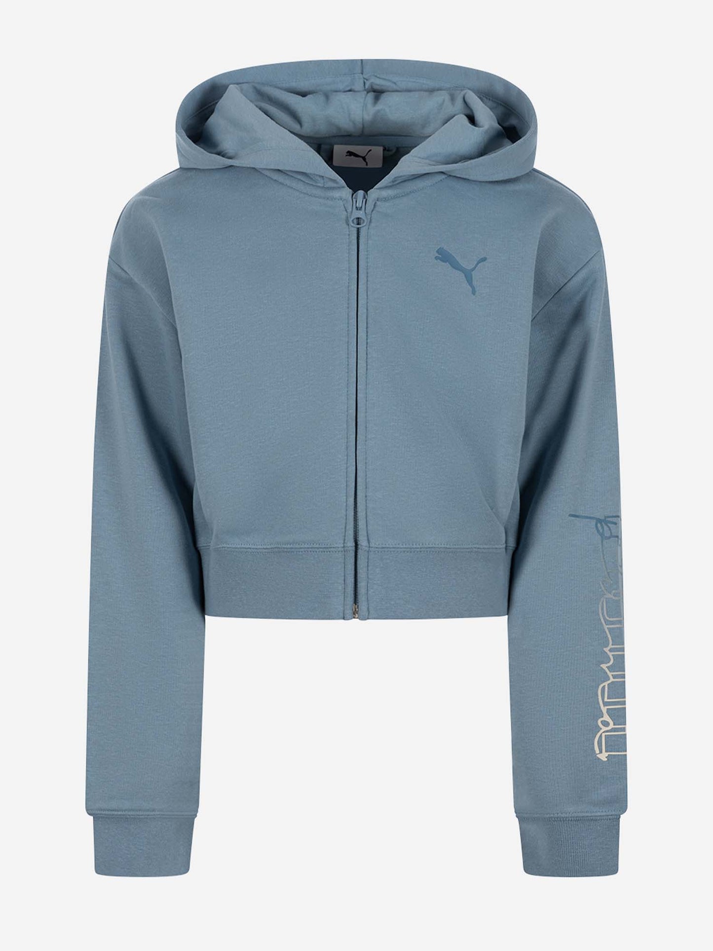FELPA FULL ZIP BTS PUMA DA BAMBINA AVIO