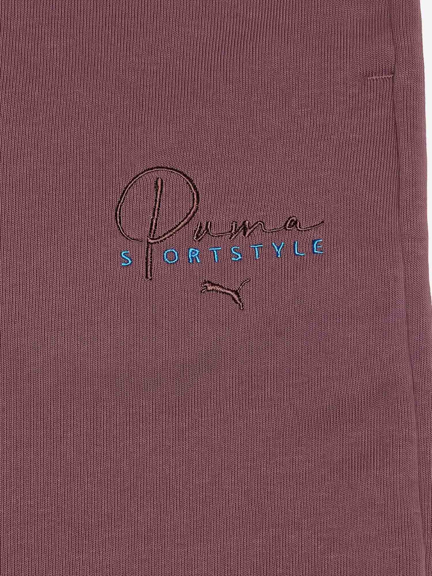 Puma G. Panta Ft Bts, pantalone unisex bambino marrone