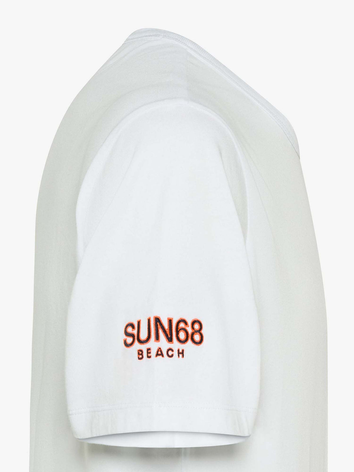 SUN68 t-shirt mm da uomo bianco