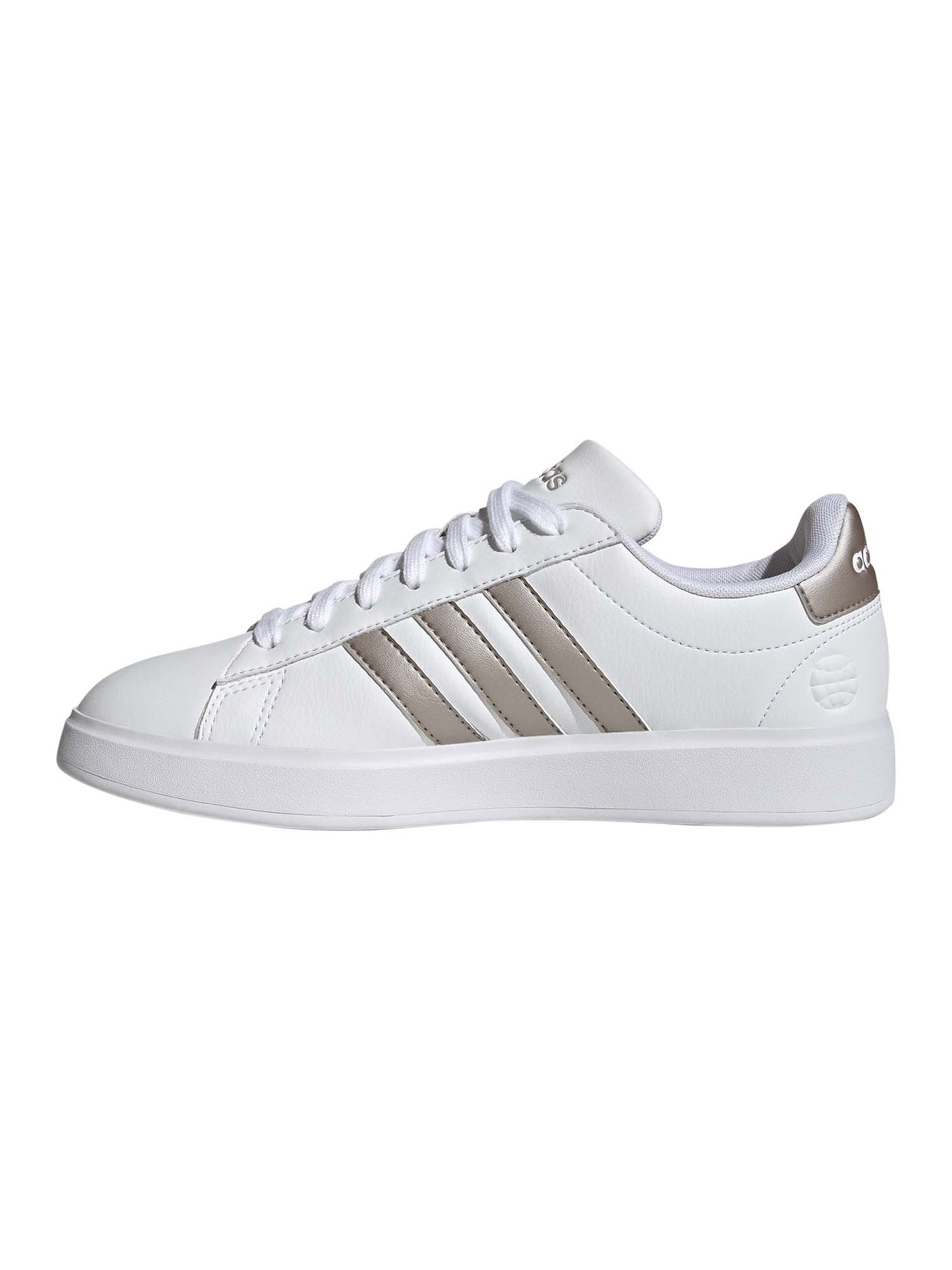 SNEAKERS GRAND COURT CLOUDFOAM ADIDAS DONNA BIANCO ARGENTO