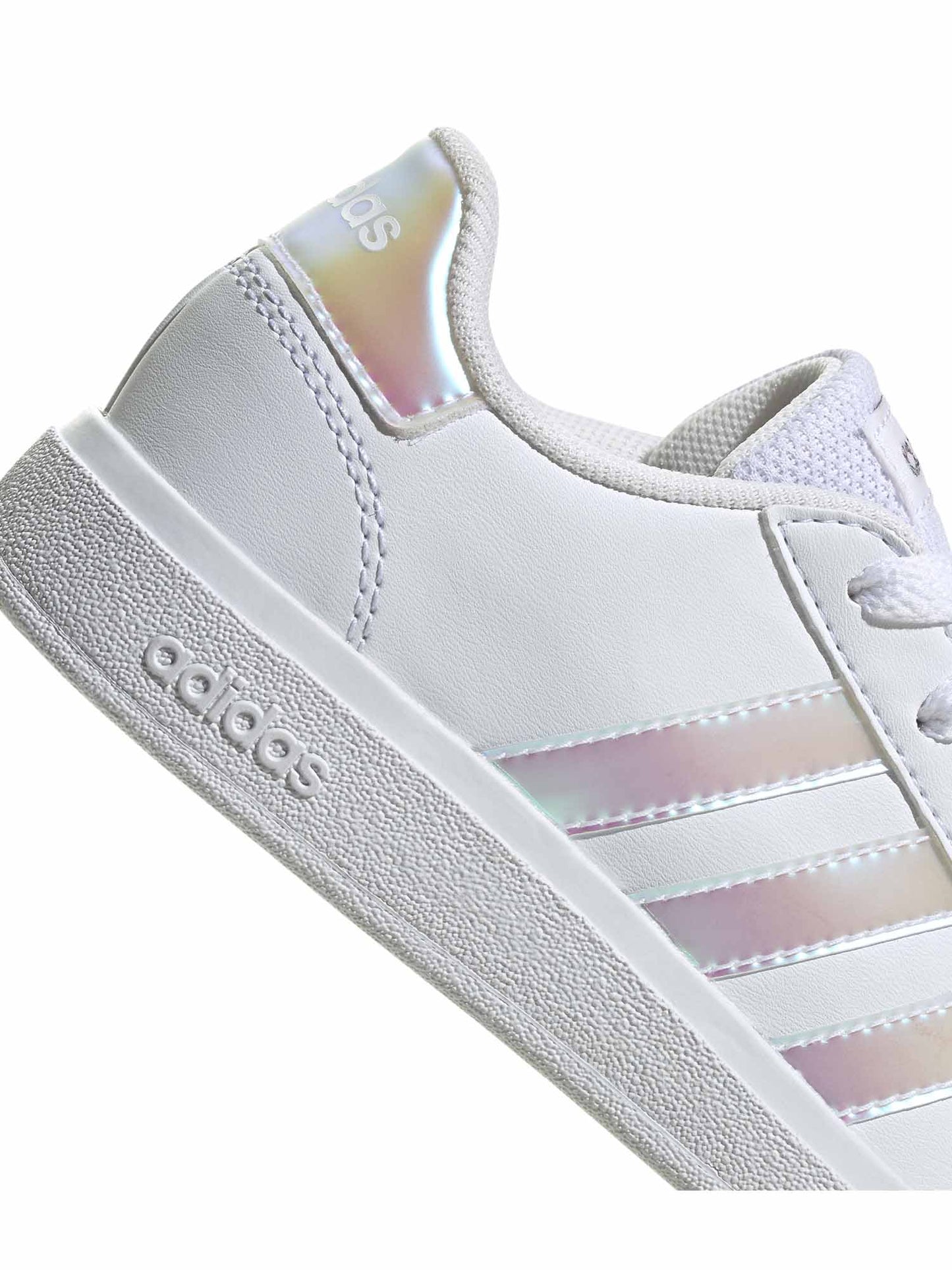 SNEAKERS GRAND COURT ADIDAS RAGAZZI UNISEX BIANCO ARGENTO