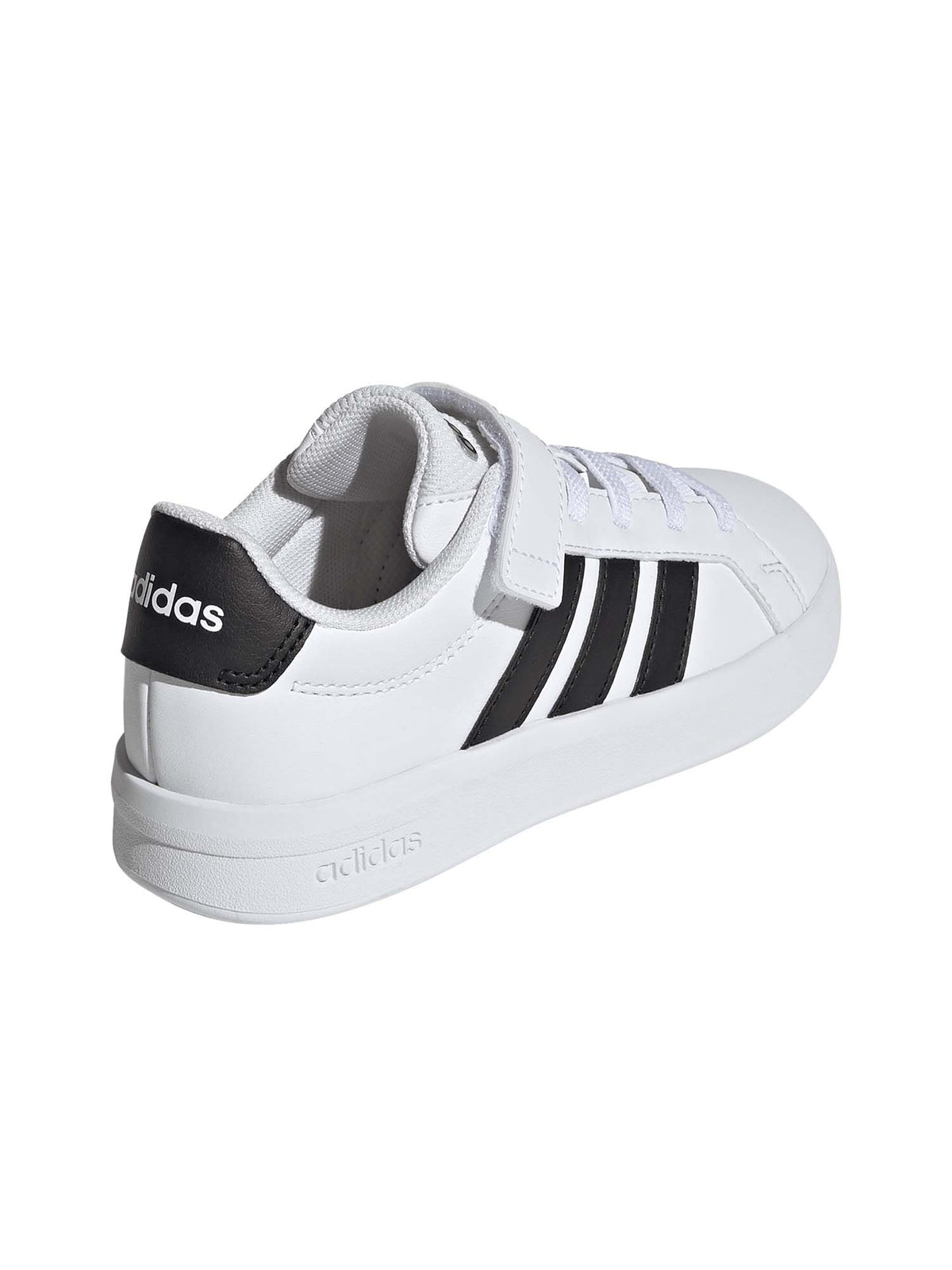 Adidas grand court 2 sneakers ps da bambino/a bianco-nero