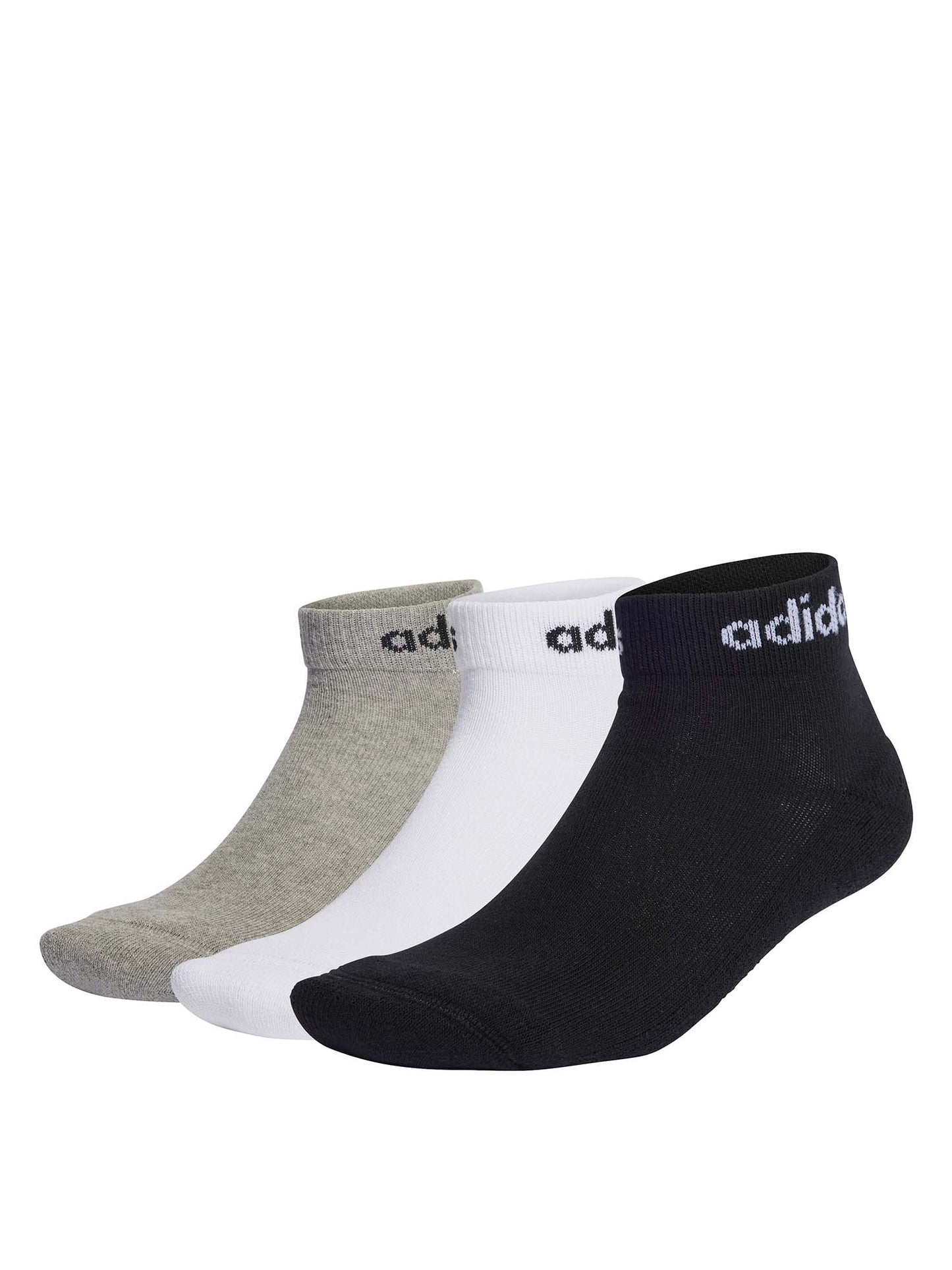 CALZE LINERA CUSHIONED 3 PAIA ADIDAS UNISEX ASSORTITO