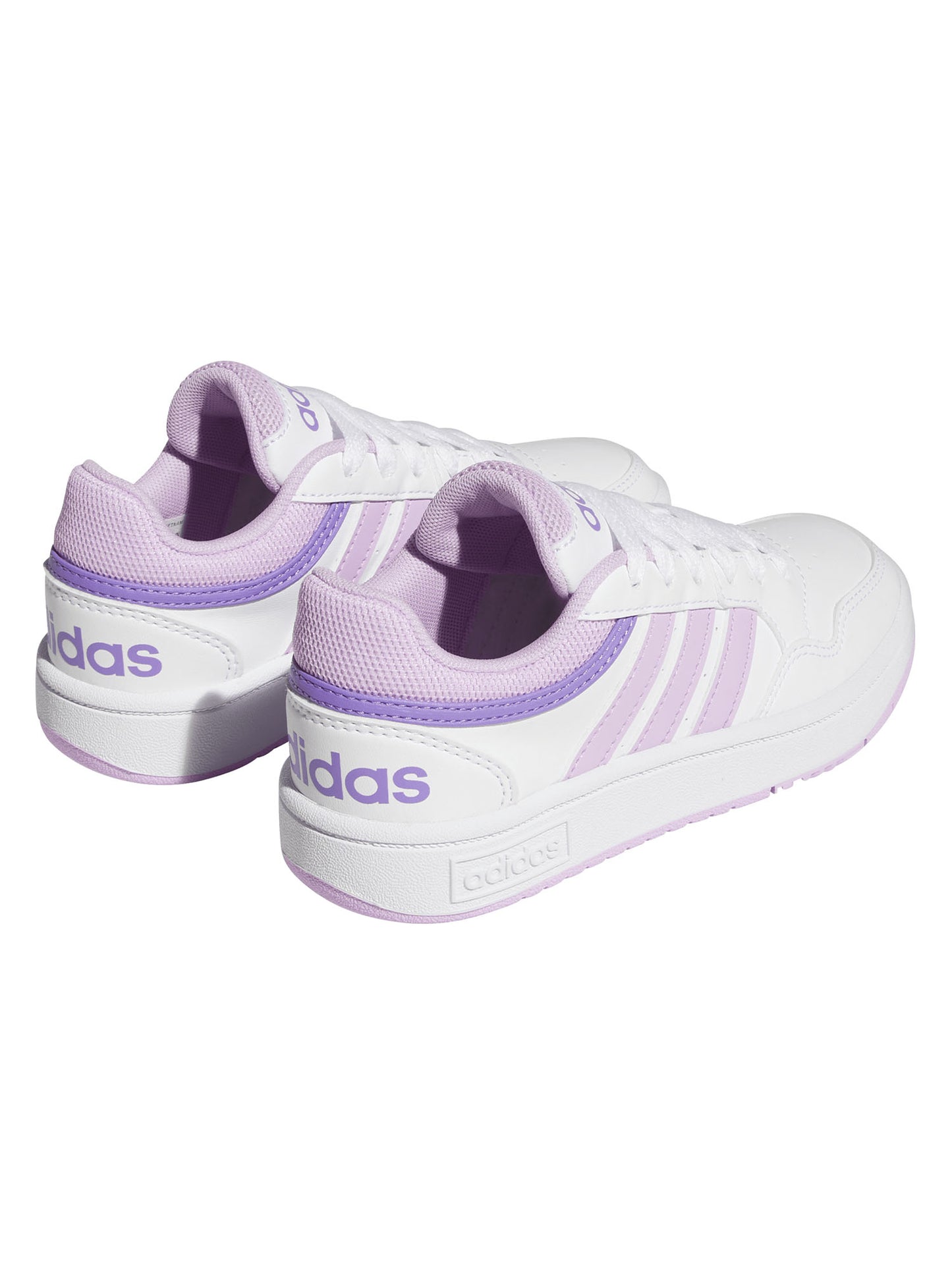 SNEAKERS HOOPS 3.0 ADIDAS DA BAMBINA BIANCO ROSA