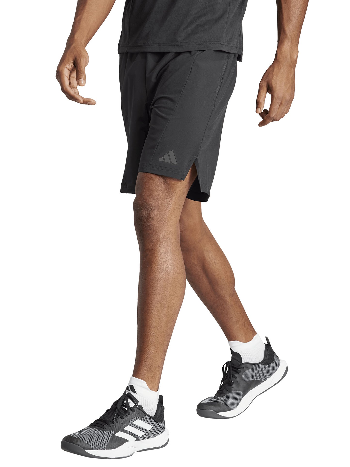 SHORT TRAINING ADIDAS DA UOMO NERO