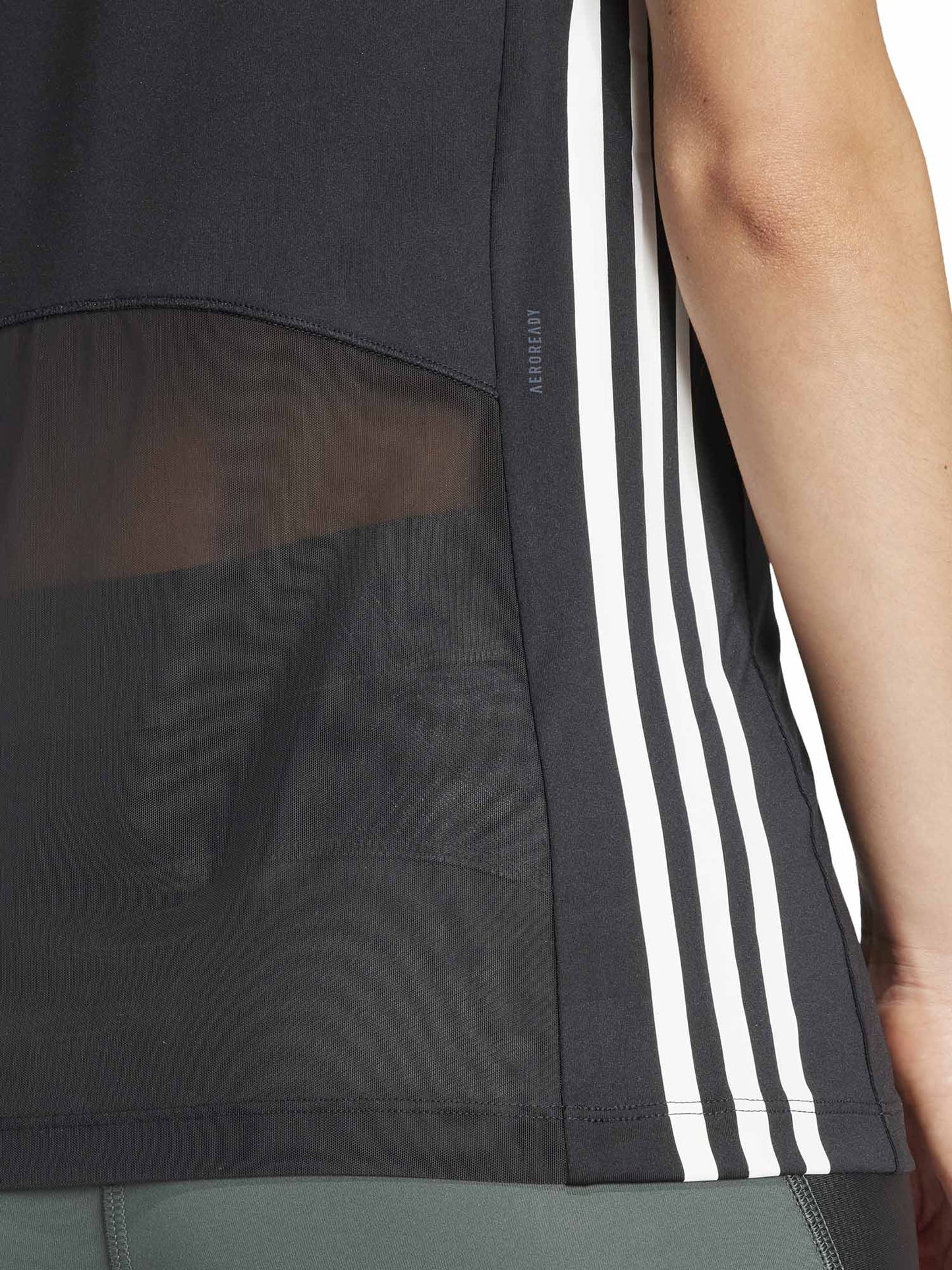 T-SHIRT DA ALLENAMENTO ADIDAS DONNA NERO