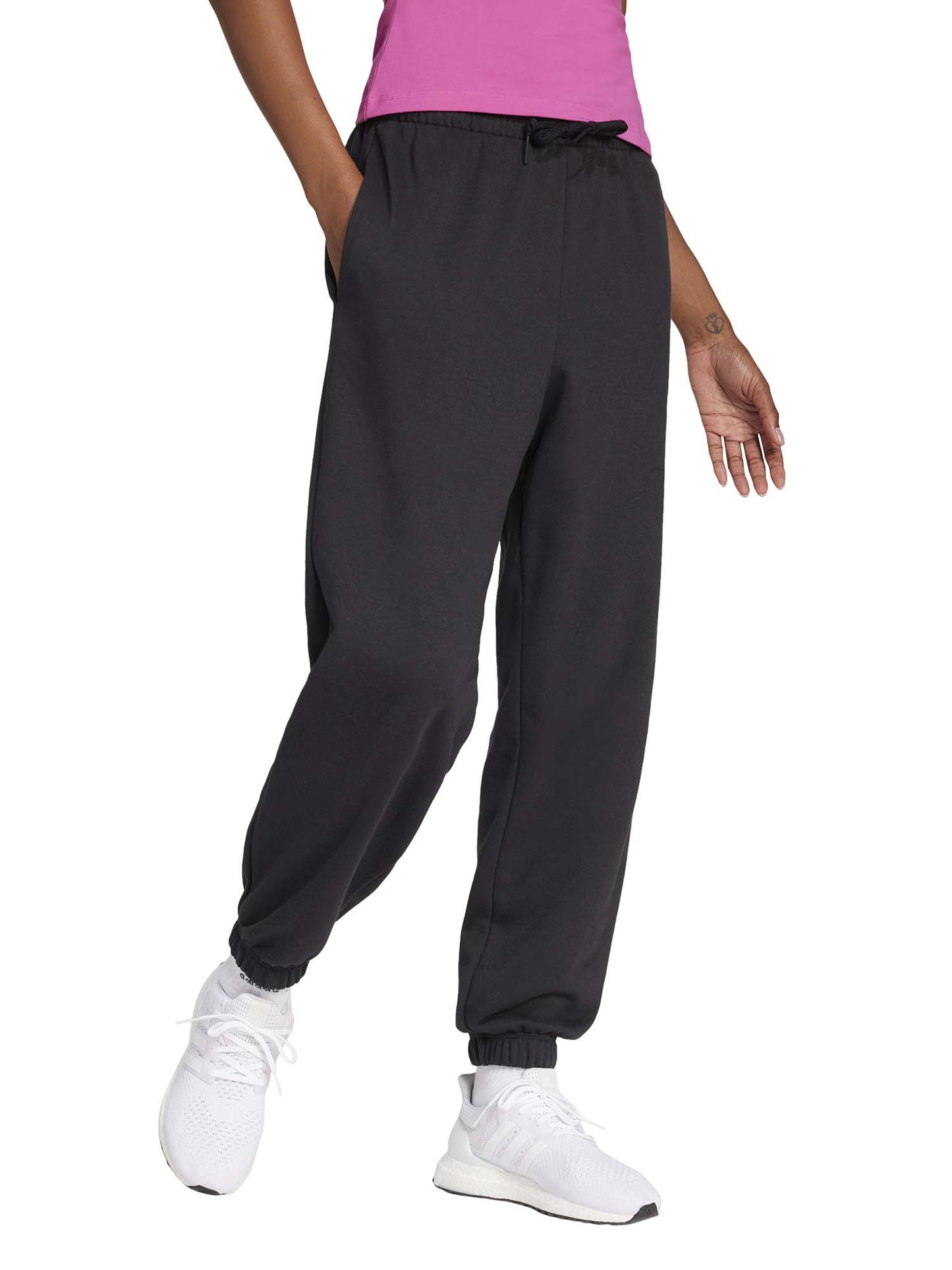 PANTALONE ESSENTIAL LINEAR ADIDAS DONNA NERO