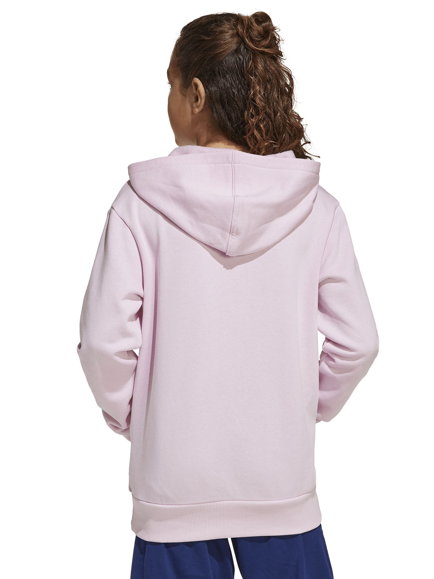 FELPA CON CAPPUCCIO ESSENTIALS ADIDAS BAMBINA ROSA