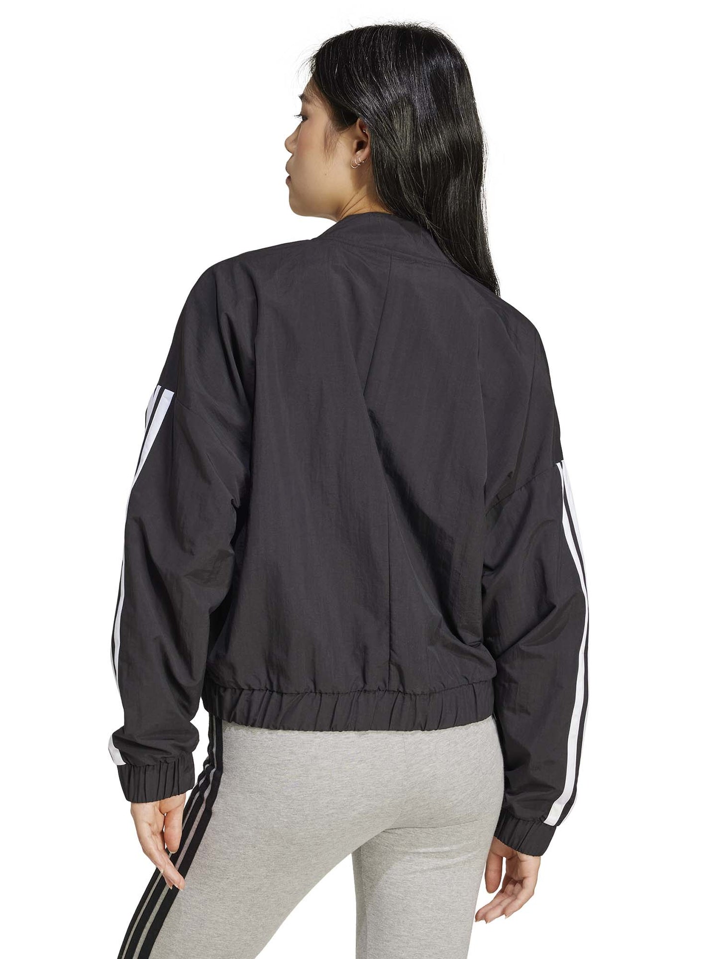 FELPA WOVEN BOMBER ADIDAS DONNA NERO