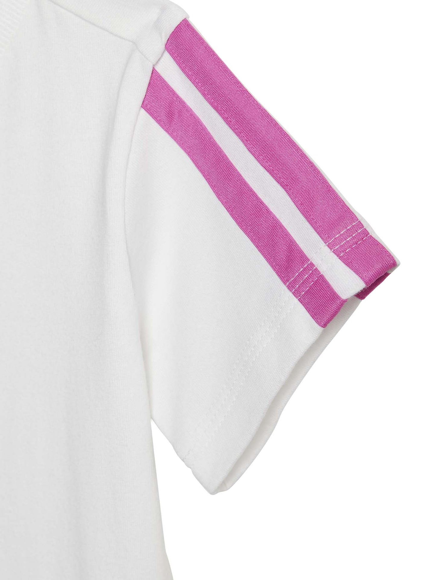 ADIDAS I. T-SH+SHORT - BIANCO FUXIA