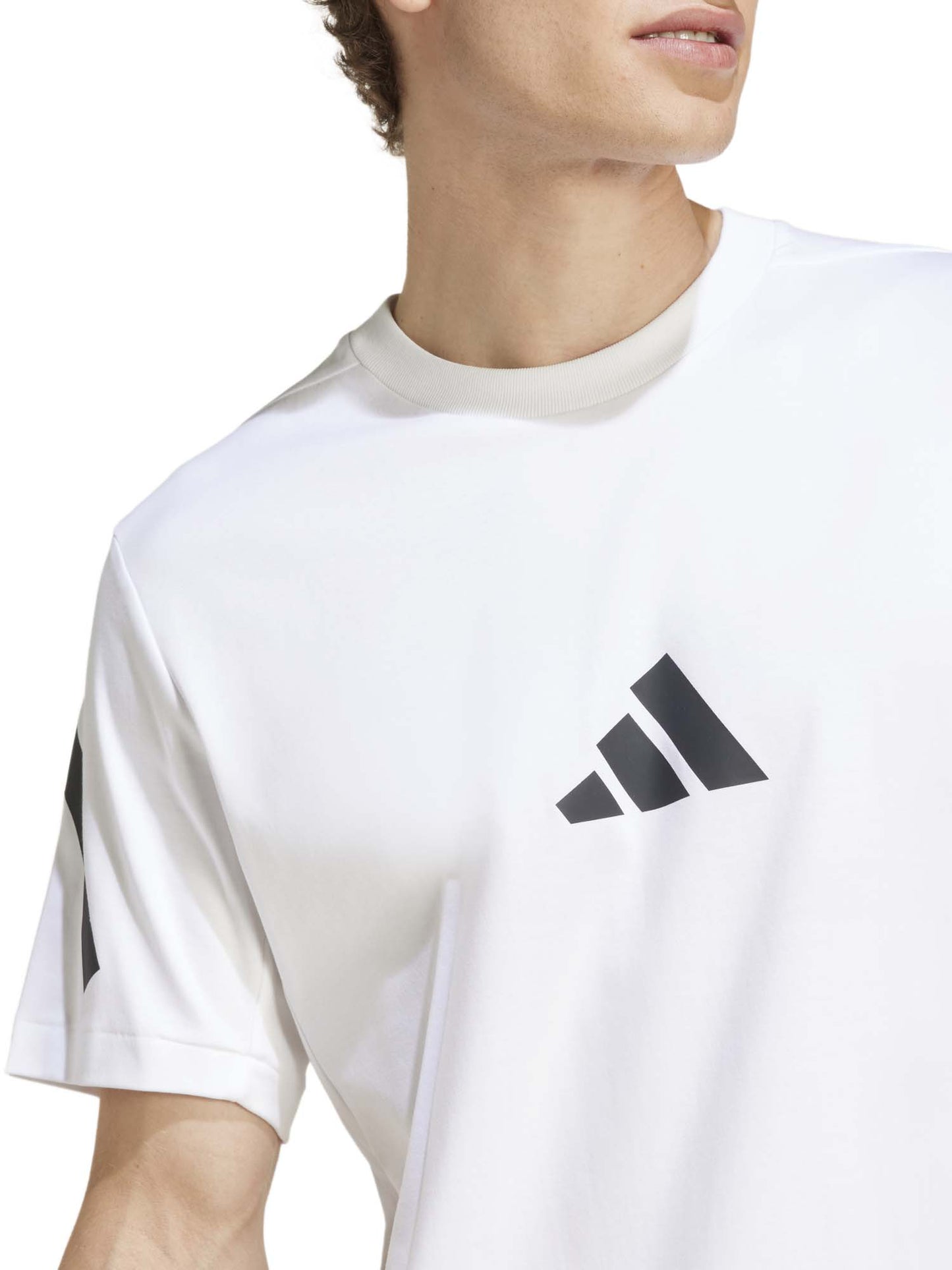 T-SHIRT Z.N.E. ADIDAS DA UOMO BIANCO