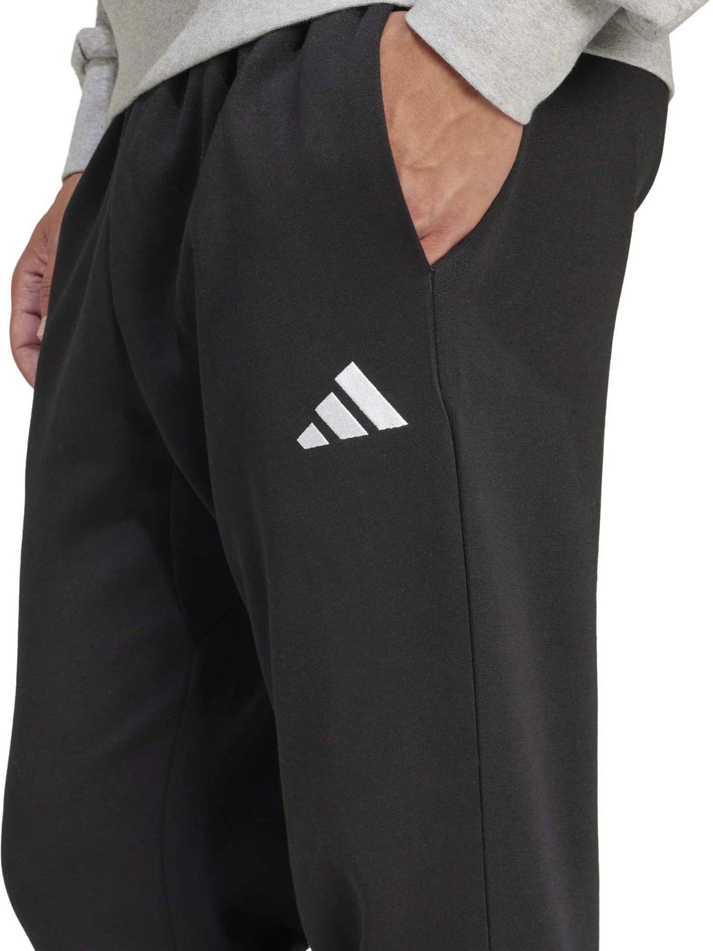 Adidas Essentials Feelcozy, pantalone da uomo nero