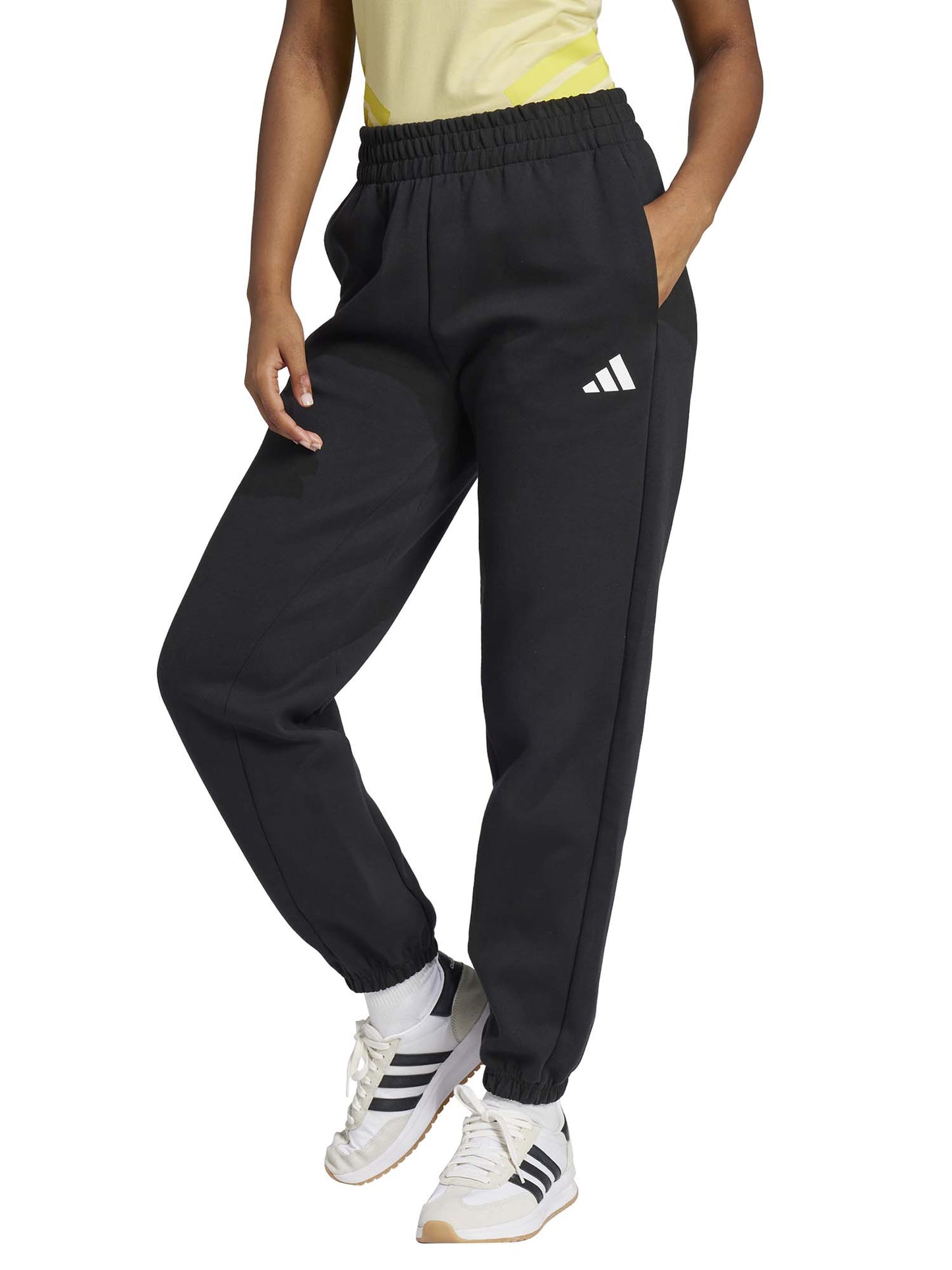 PANTALONE FUTURE ICONS SMALL LOGO ADIDAS DONNA NERO