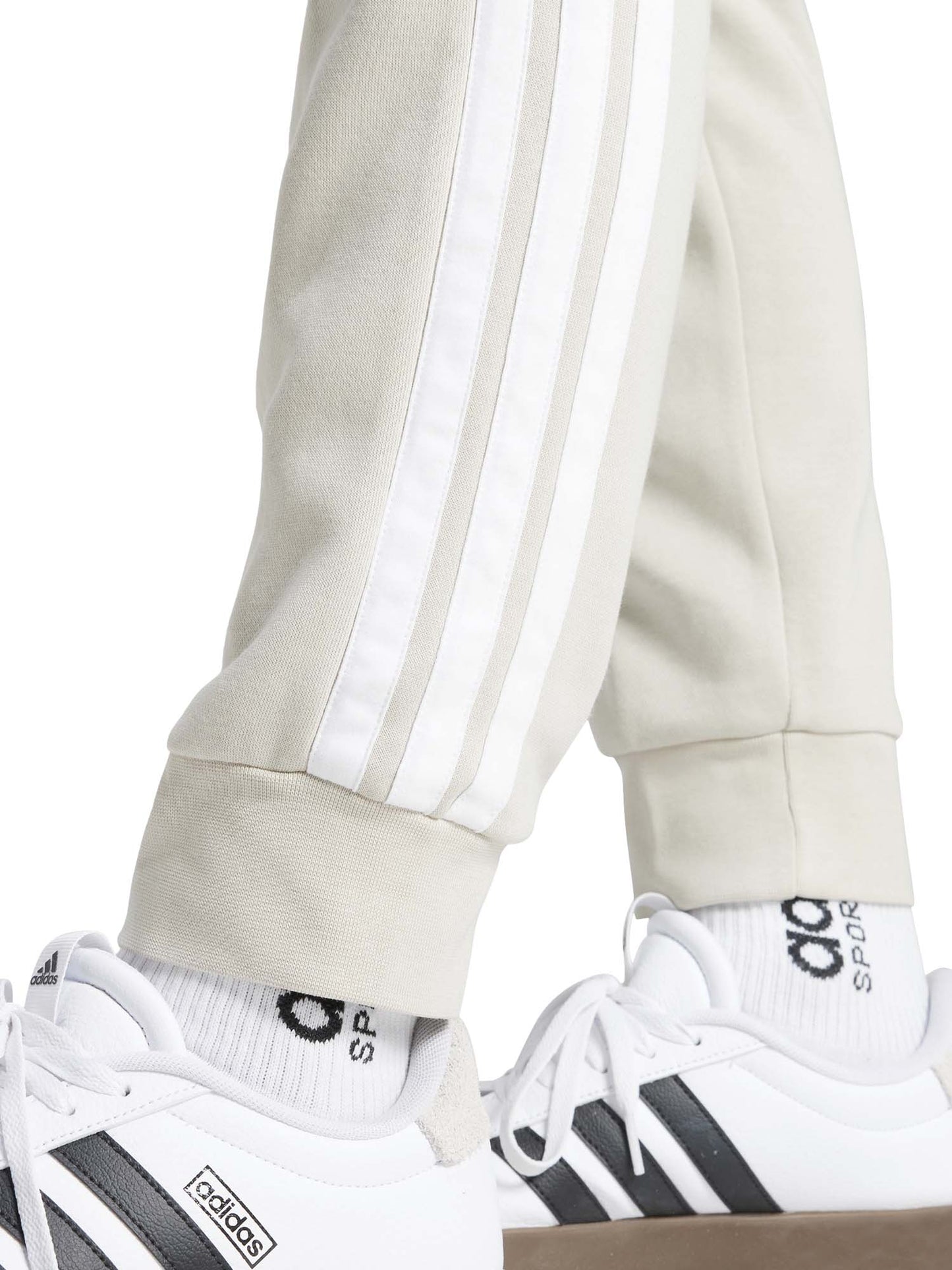 PANTALONI ESSENTIALS FLEECE ADIDAS UOMO SABBIA
