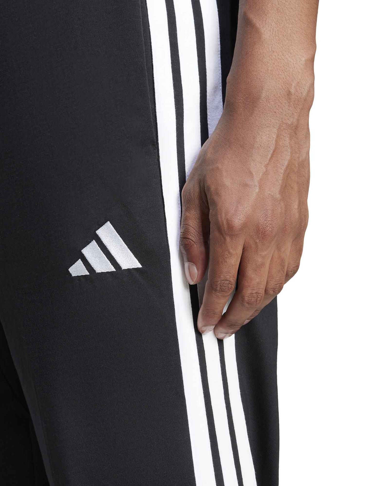 Pantaloni sportivi Adidas Essentials 3-Stripes da uomo neri