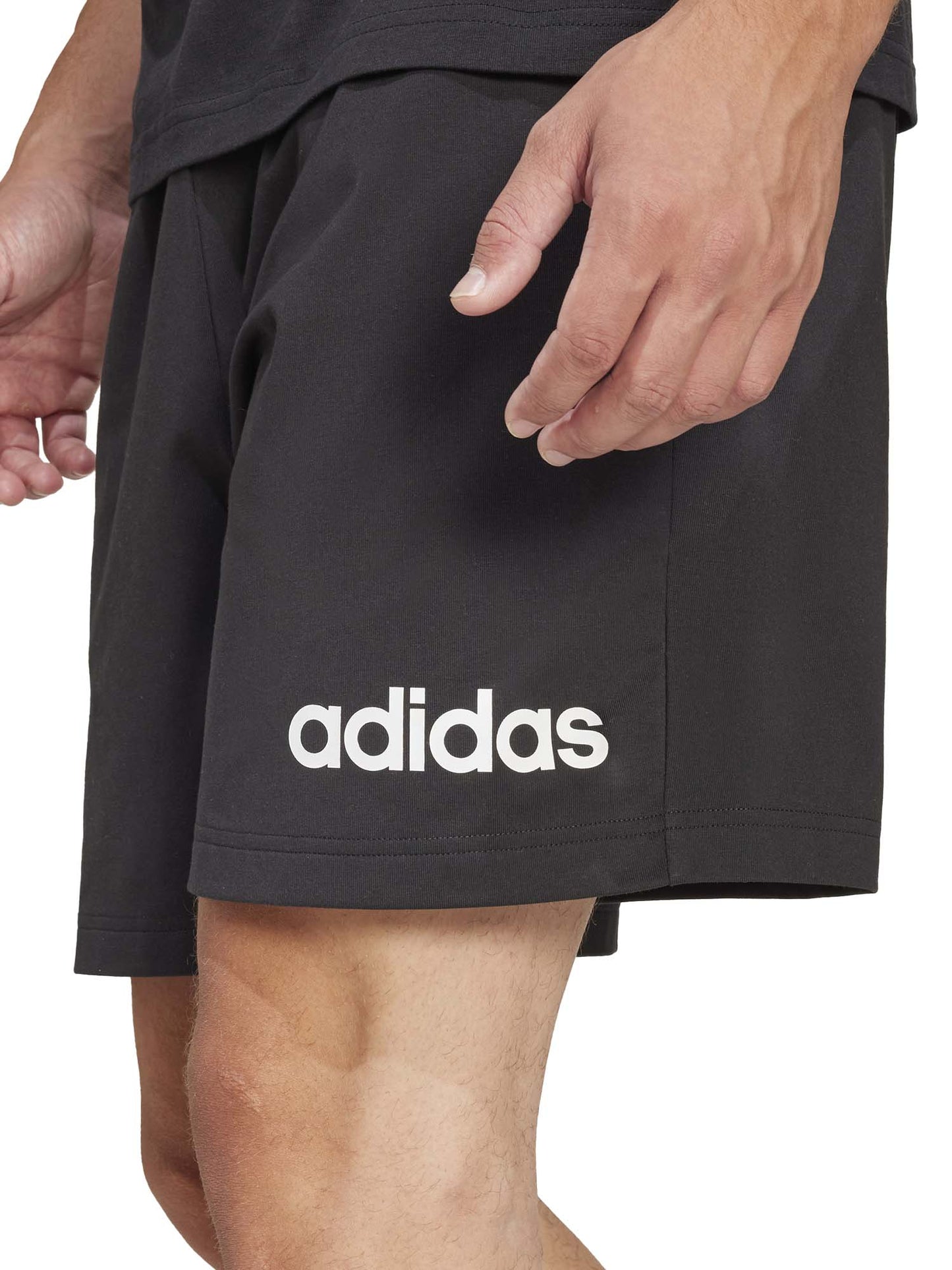 ADIDAS SHORT JERSEY - NERO