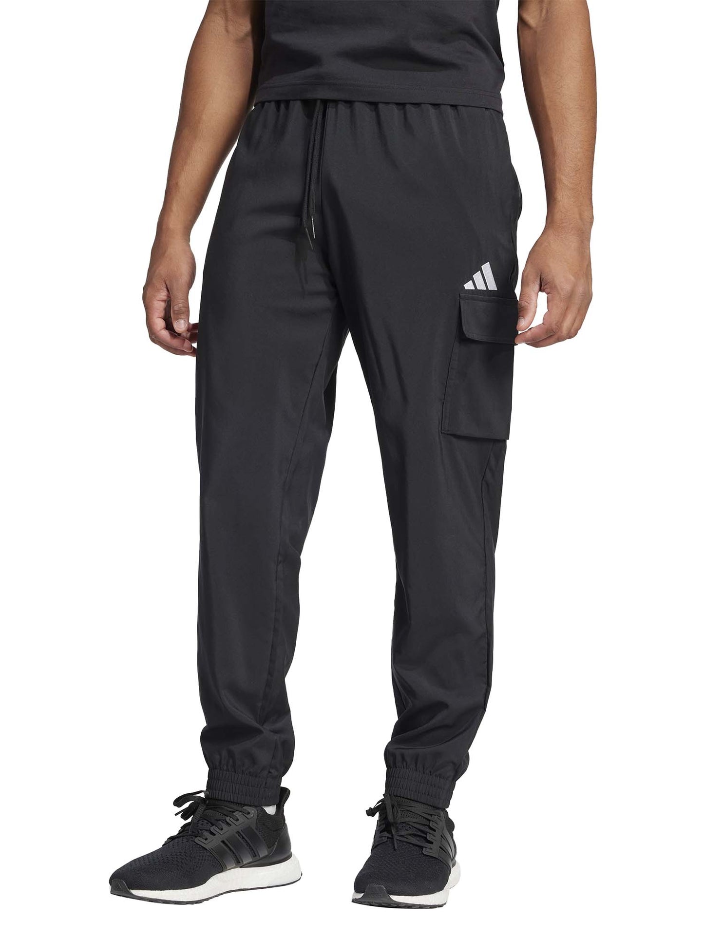 PANTALONE ESSENTIALS CARGO ADIDAS UOMO NERO