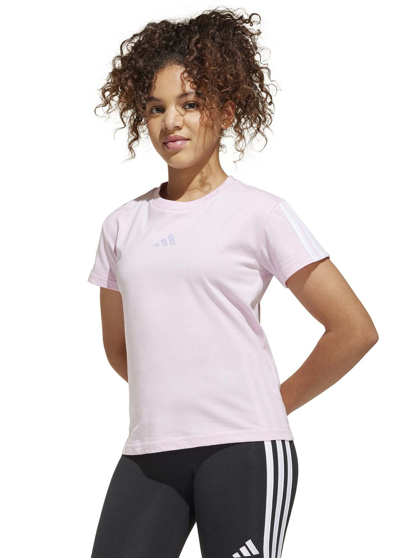 T-SHIRT ESSENTIALS ADIDAS BAMBINA ROSA