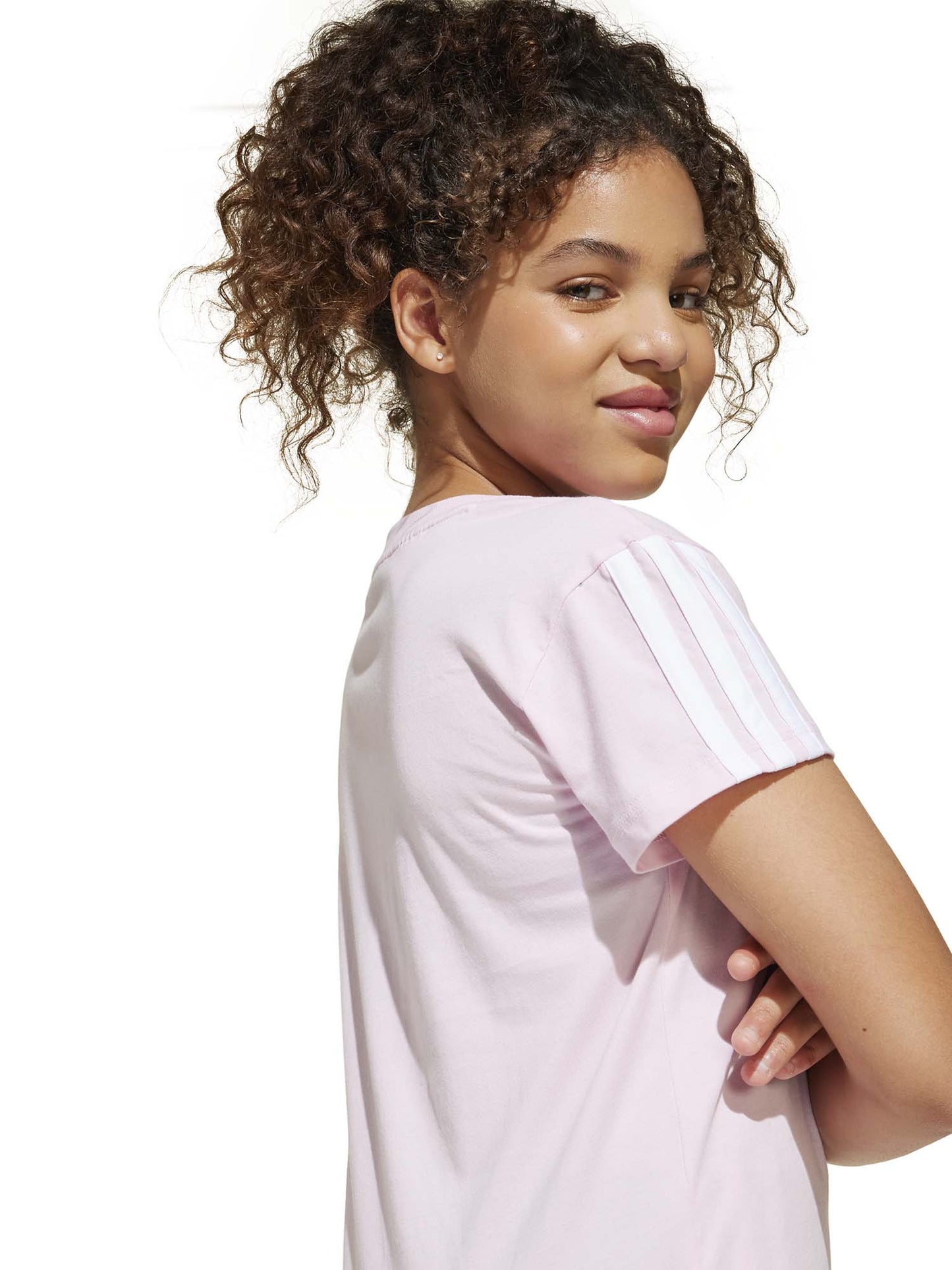 T-SHIRT ESSENTIALS ADIDAS BAMBINA ROSA