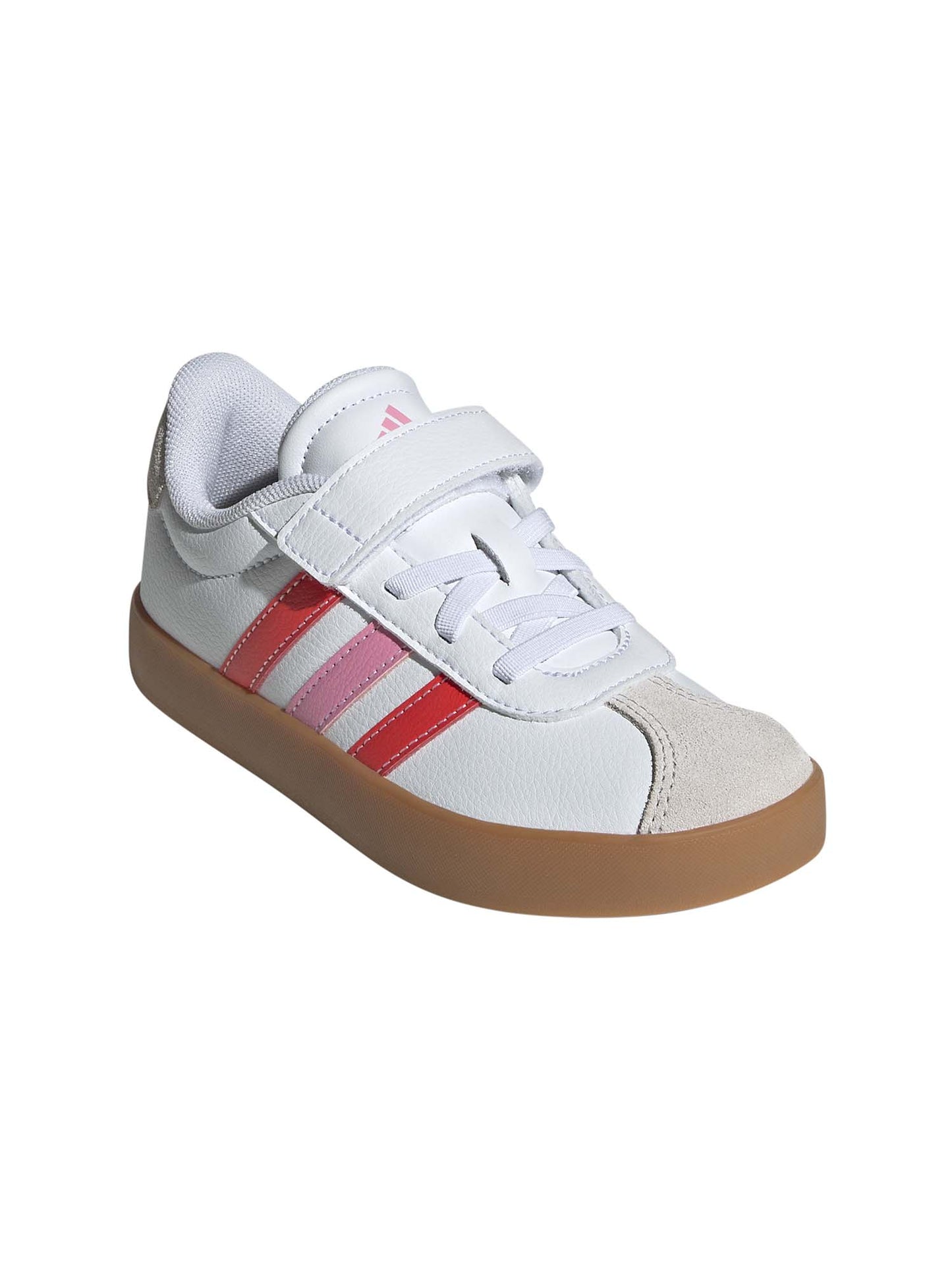 SNEAKERS VL COURT 3.0 ADIDAS BAMBINA BIANCO ROSA