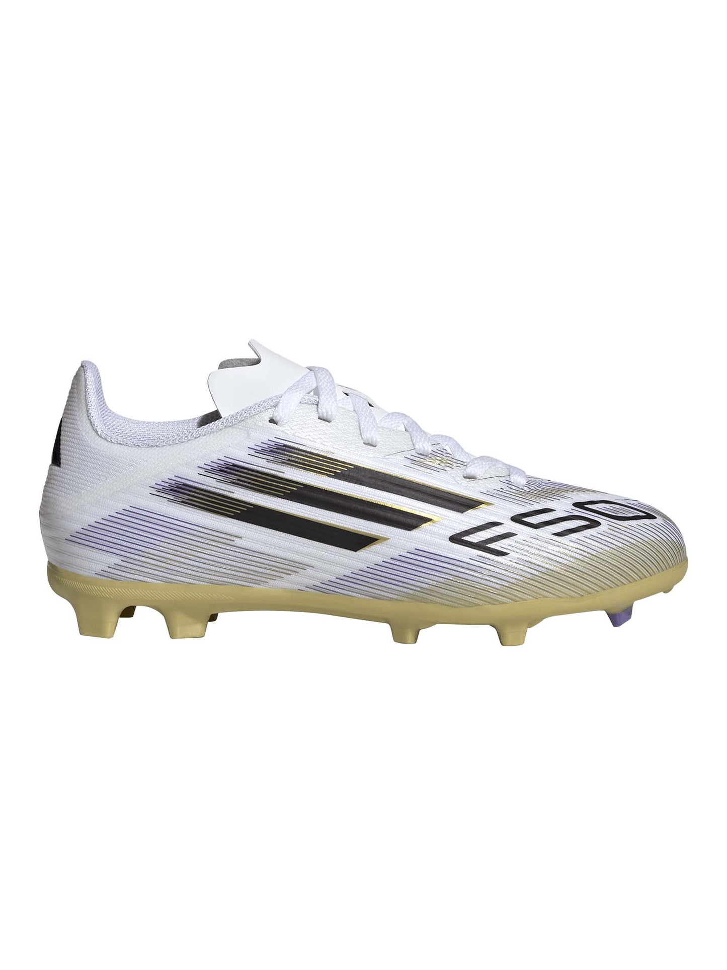 SCARPE DA CALCIO F50 LEAGUE FG ADIDAS DA BAMBINI BIANCO