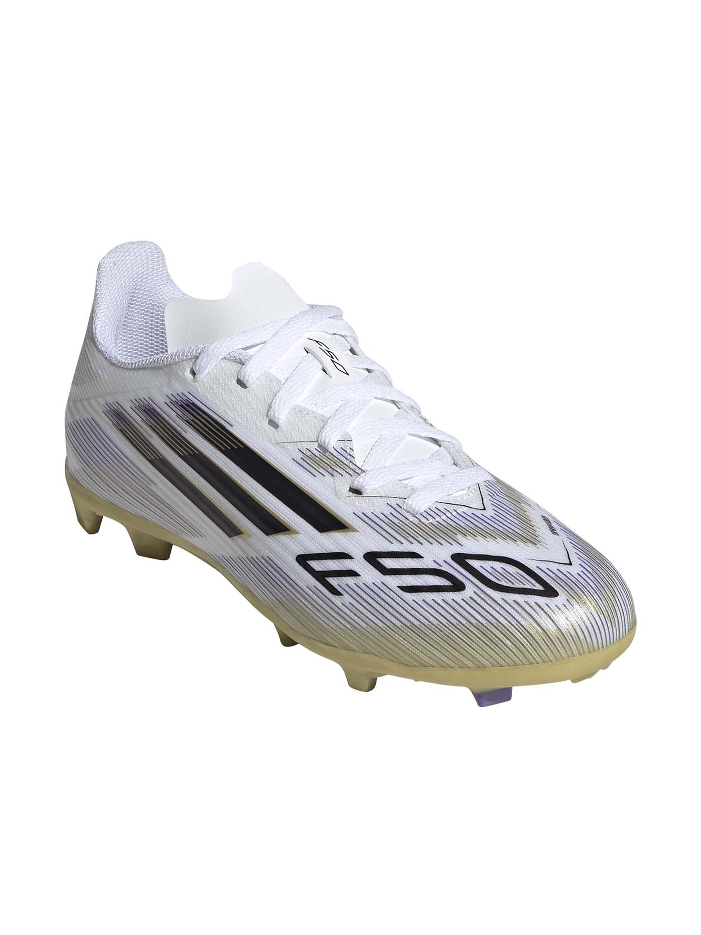 SCARPE DA CALCIO F50 LEAGUE FG ADIDAS DA BAMBINI BIANCO