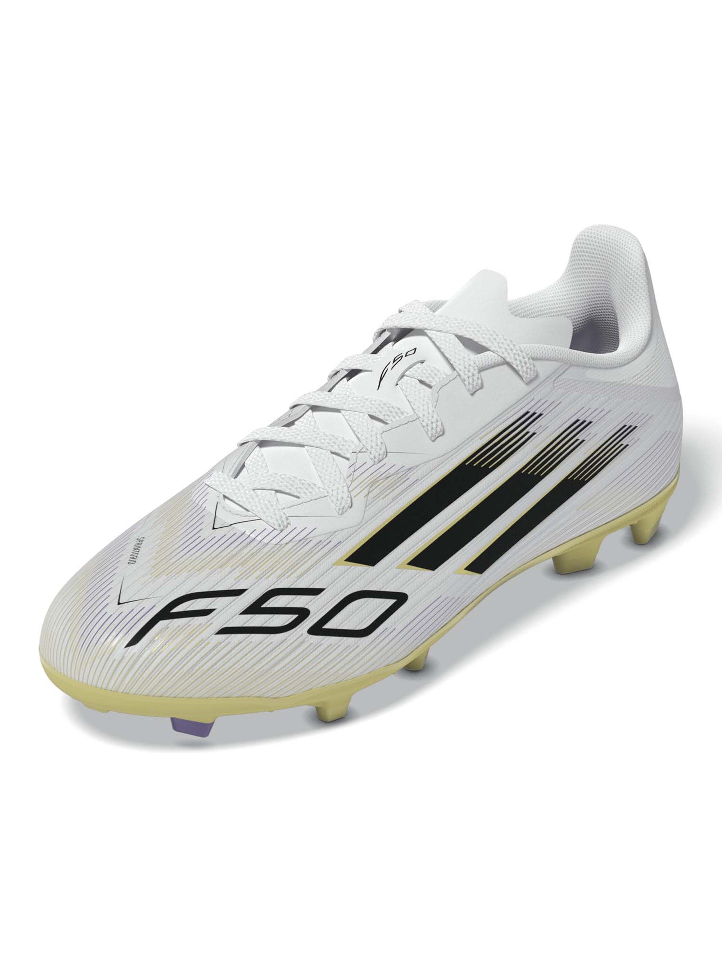 SCARPE DA CALCIO F50 LEAGUE FG ADIDAS DA BAMBINI BIANCO