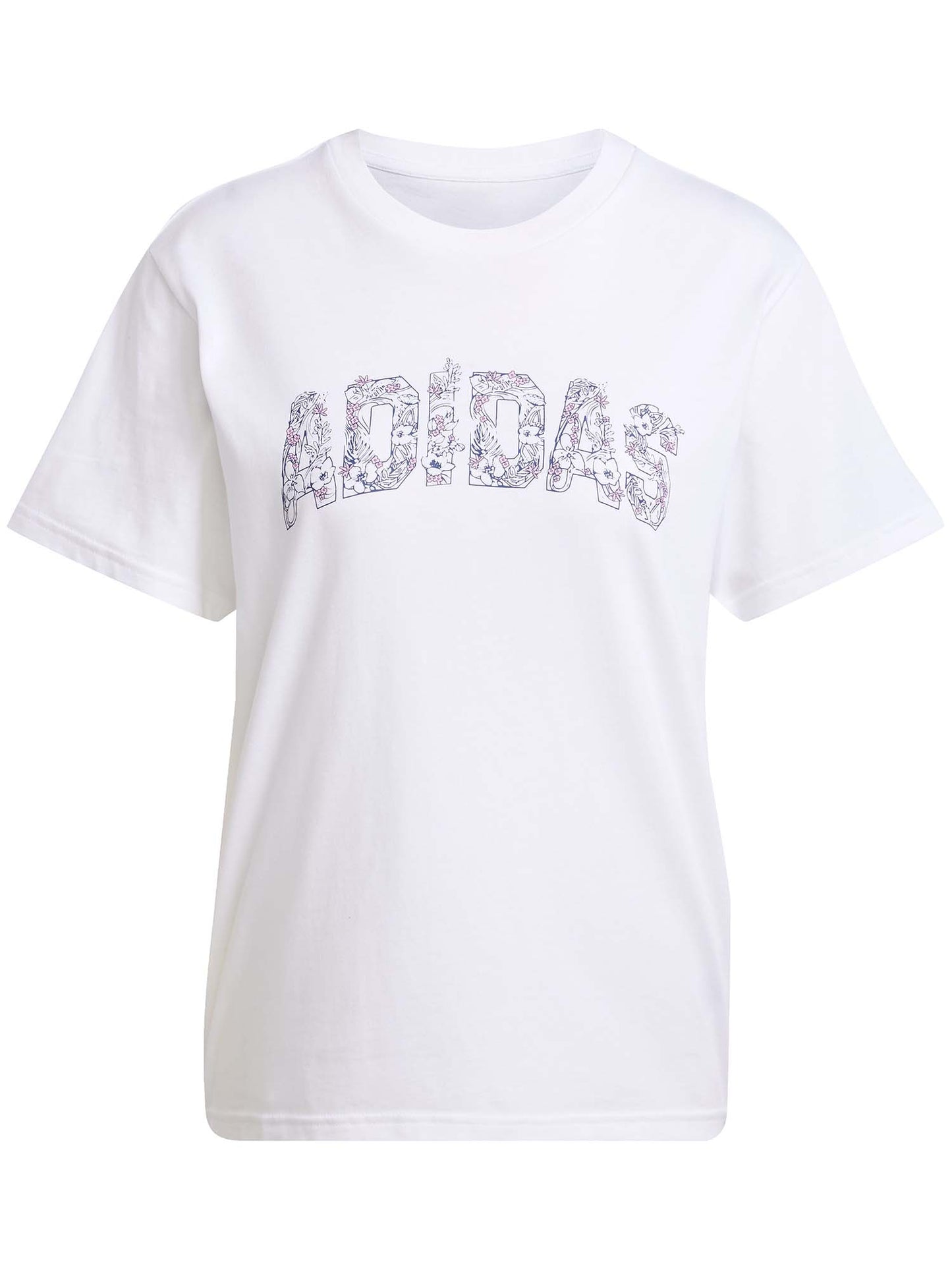 T-SHIRT TECH ILLUSTRATE ADIDAS DONNA BIANCO