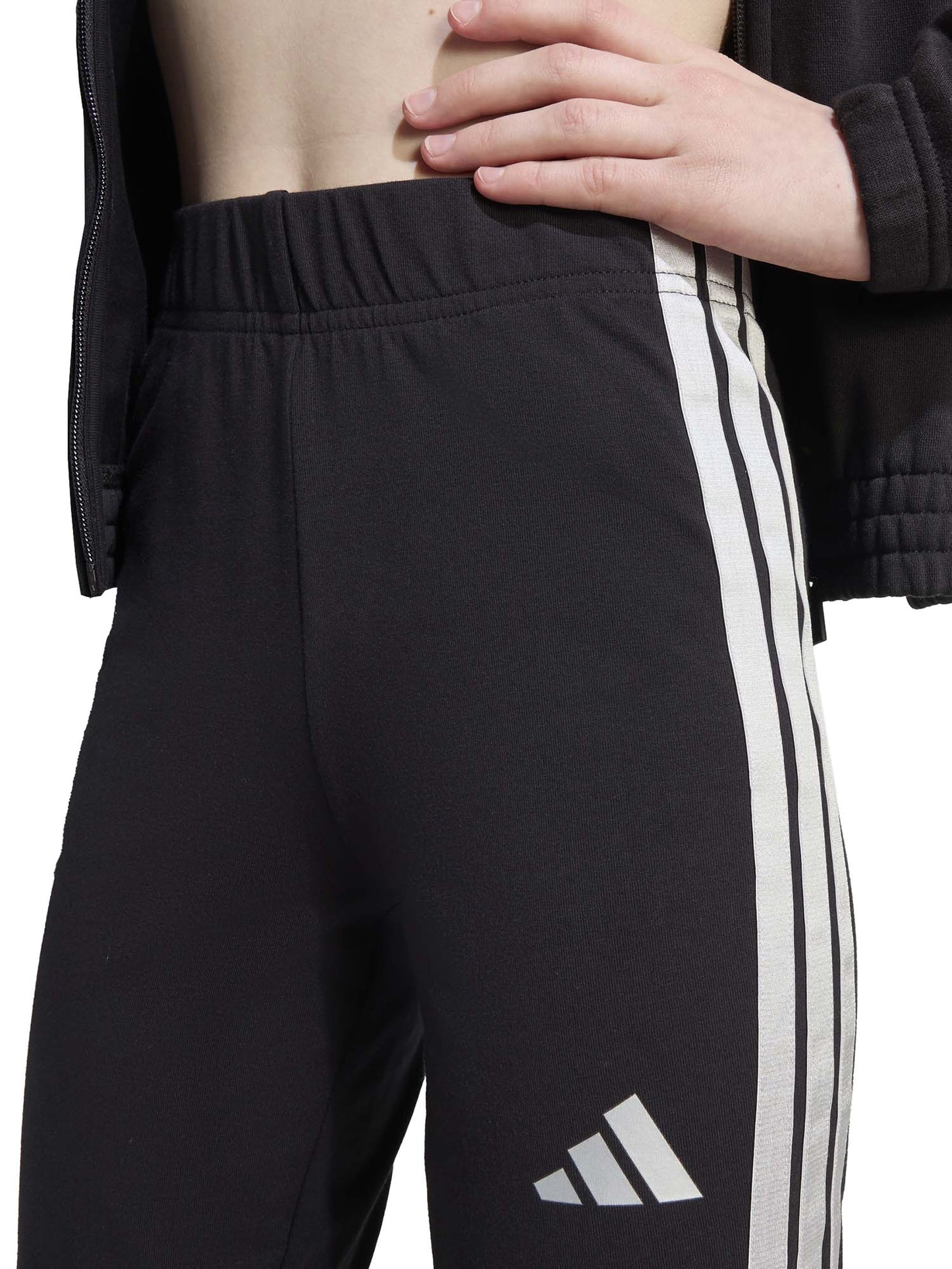 TUTA SPORTIVA SET COMPLETO ADIDAS DA BAMBINA NERO