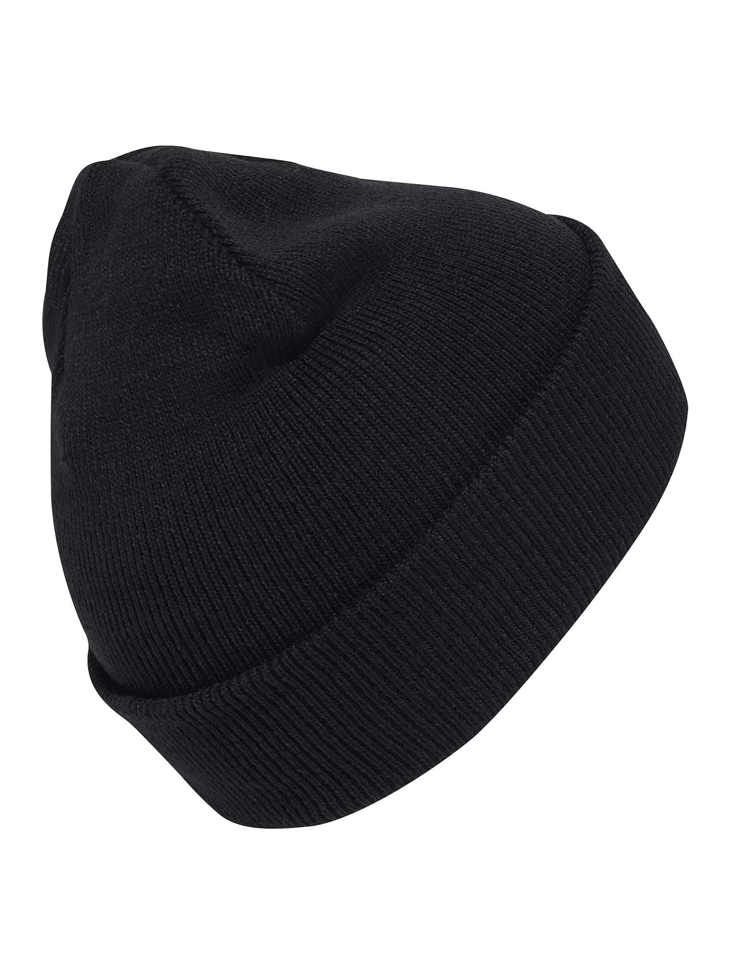 CAPPELLO CON RISVOLTO LOGATO ADIDAS UNISEX NERO