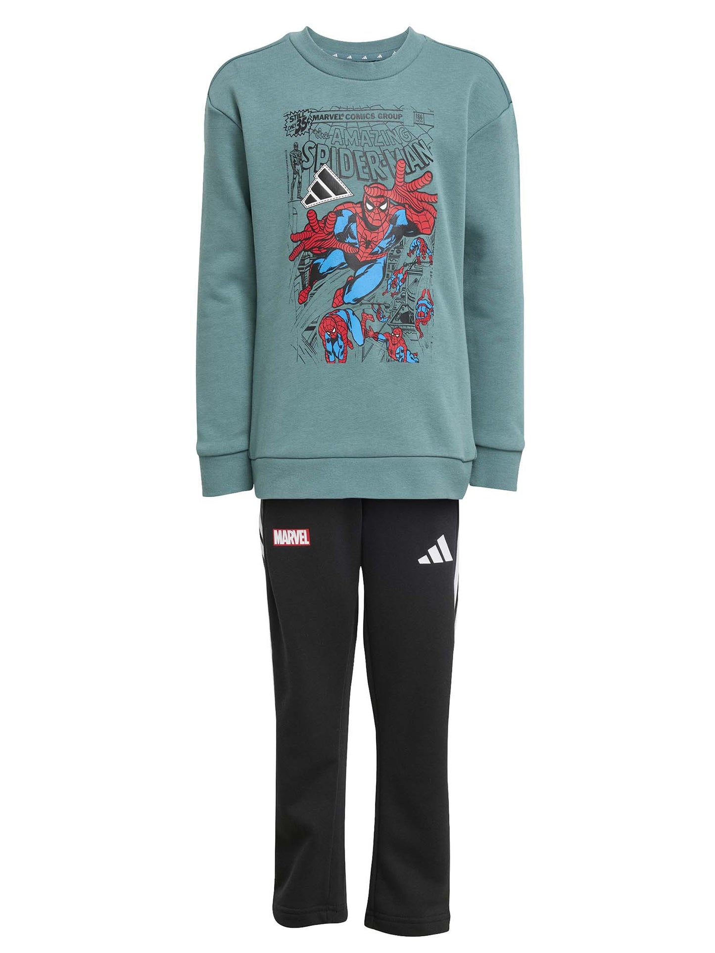 TUTA MARVEL SPIDERMAN ADIDAS JUNIOR UNISEX VERDE