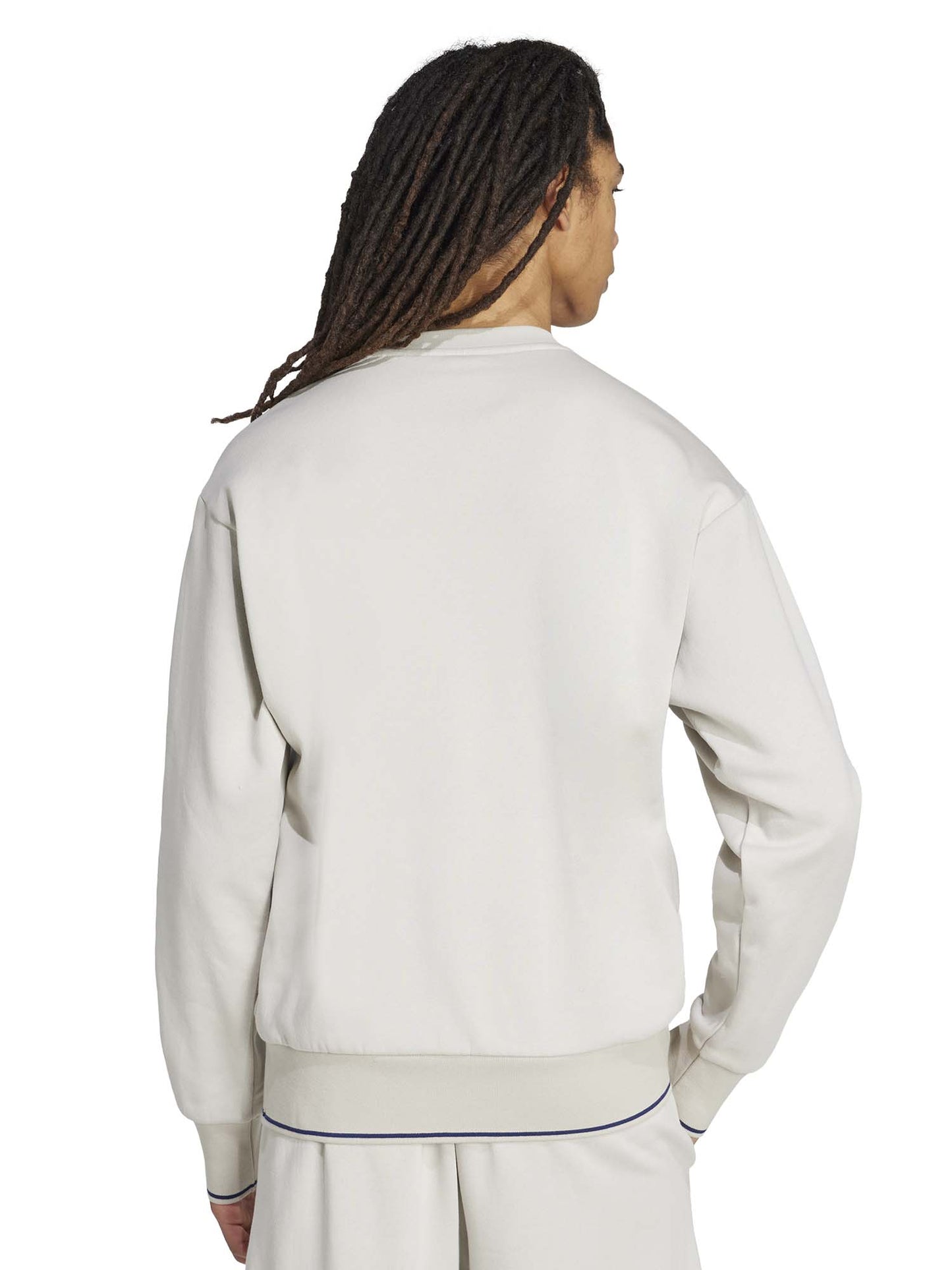 FELPA GIROCOLLO ADIDAS DA UOMO SABBIA