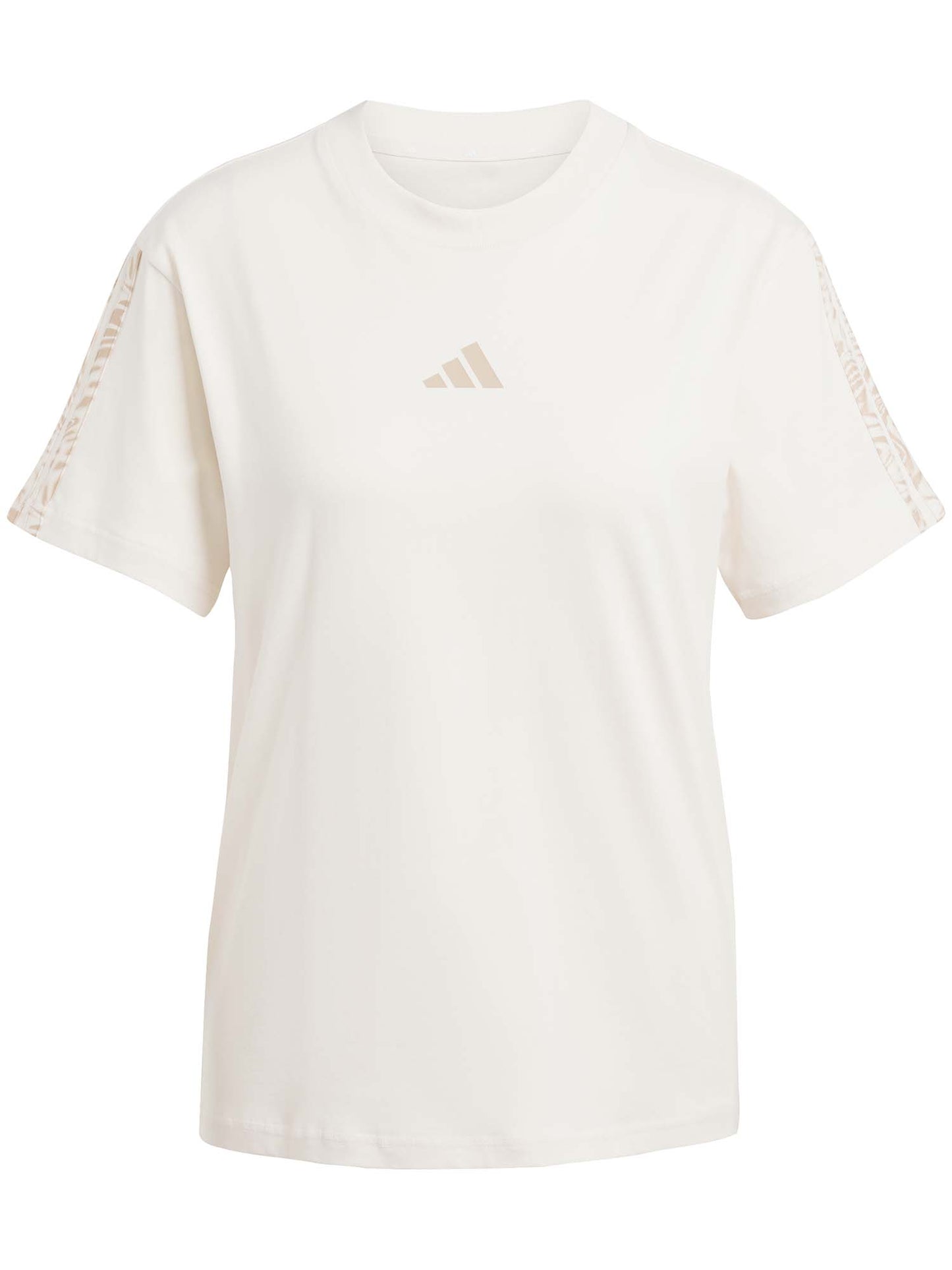 T-SHIRT SENSATIONALS ANIMAL ADIDAS DONNA BEIGE
