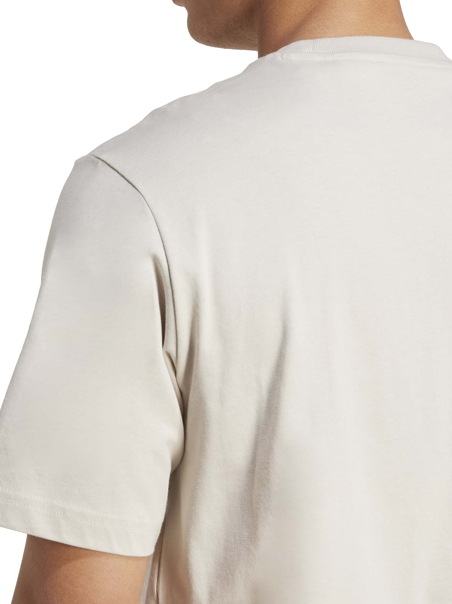 T-SHIRT COLLEGE ADIDAS UOMO SABBIA