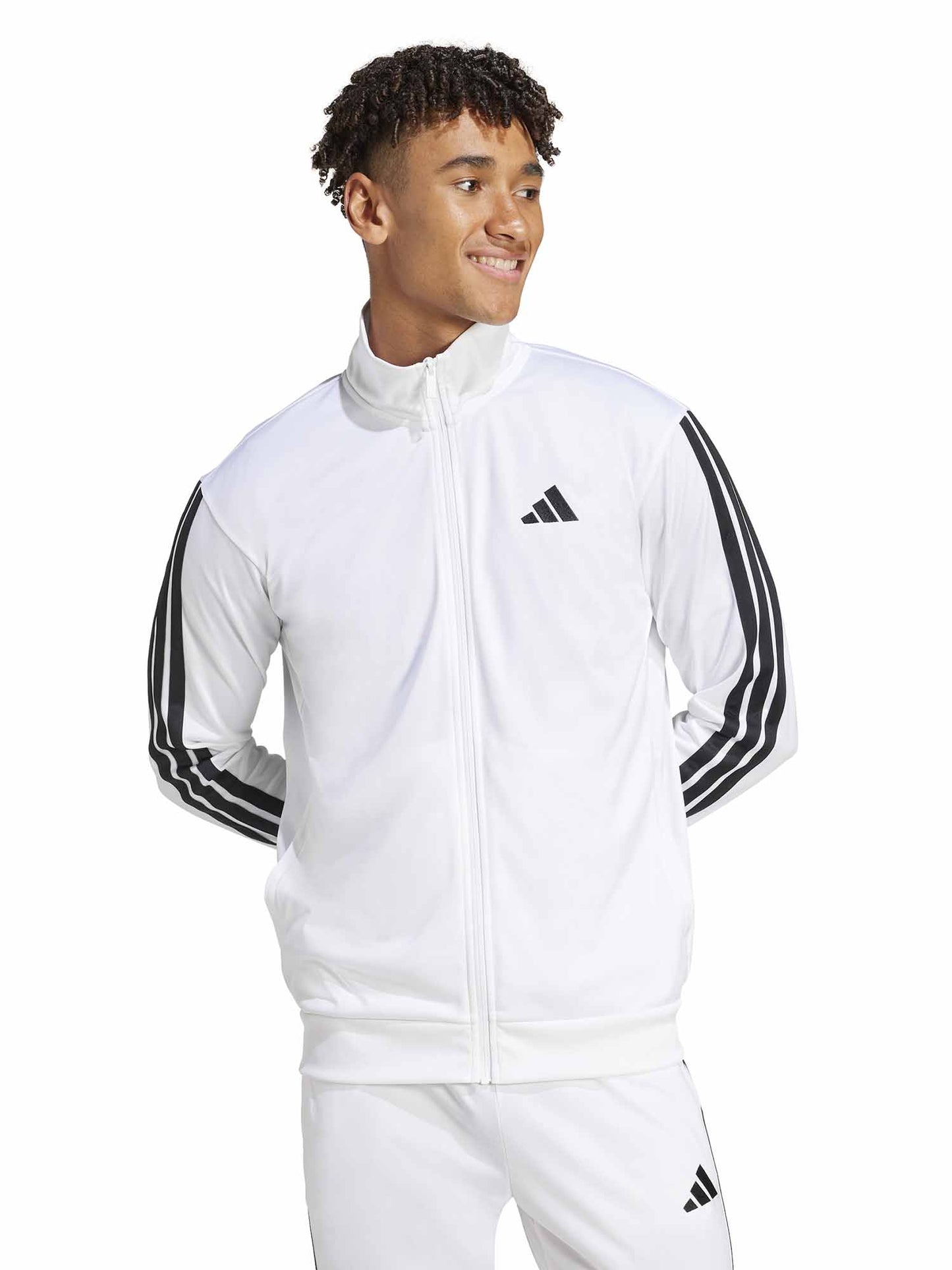 FELPA TRICOT FULZIP ADIDAS UOMO BIANCO